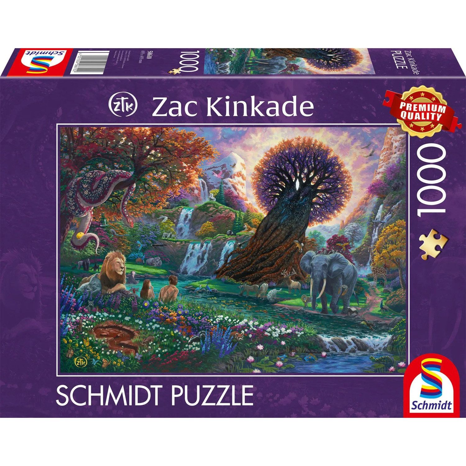 Schmidt Spiele Puzzle Der Garten Eden, 1000 Puzzleteile