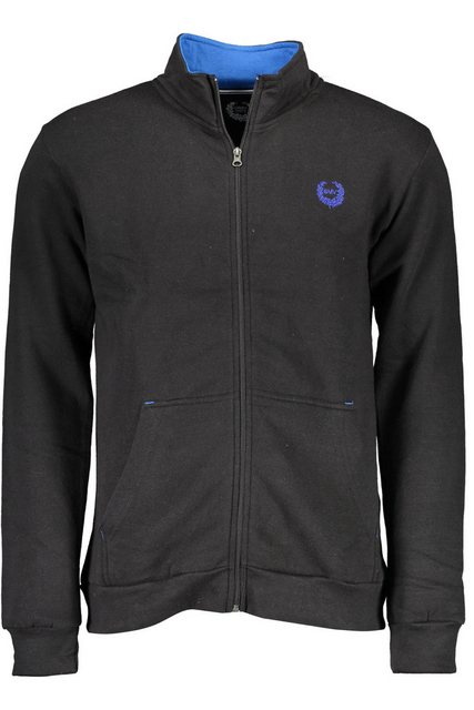 GIAN MARCO VENTURI Sweatshirt Schwarzes Herren-Sweatshirt mit Reißverschlus günstig online kaufen