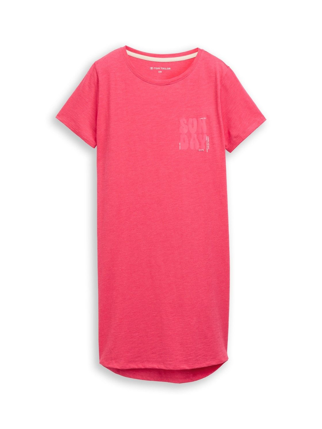 TOM TAILOR Pyjamaoberteil Bodywear Nachthemd aus Baumwoll-Mix