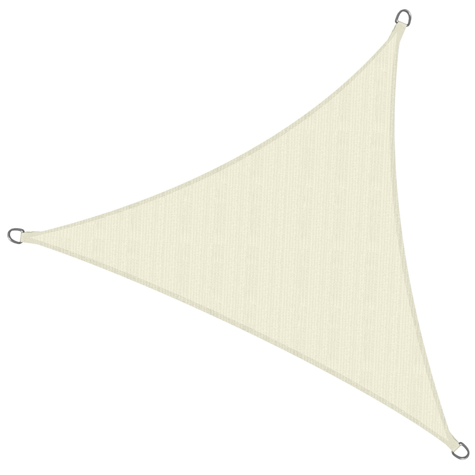 Sol Royal Sonnensegel Sonnensegel dreieckig 2x2x2m SolVision HS9, Creme, Wasserdurchlässig HDPE Atmungsaktiver Terrasse UV Sonnenschutz