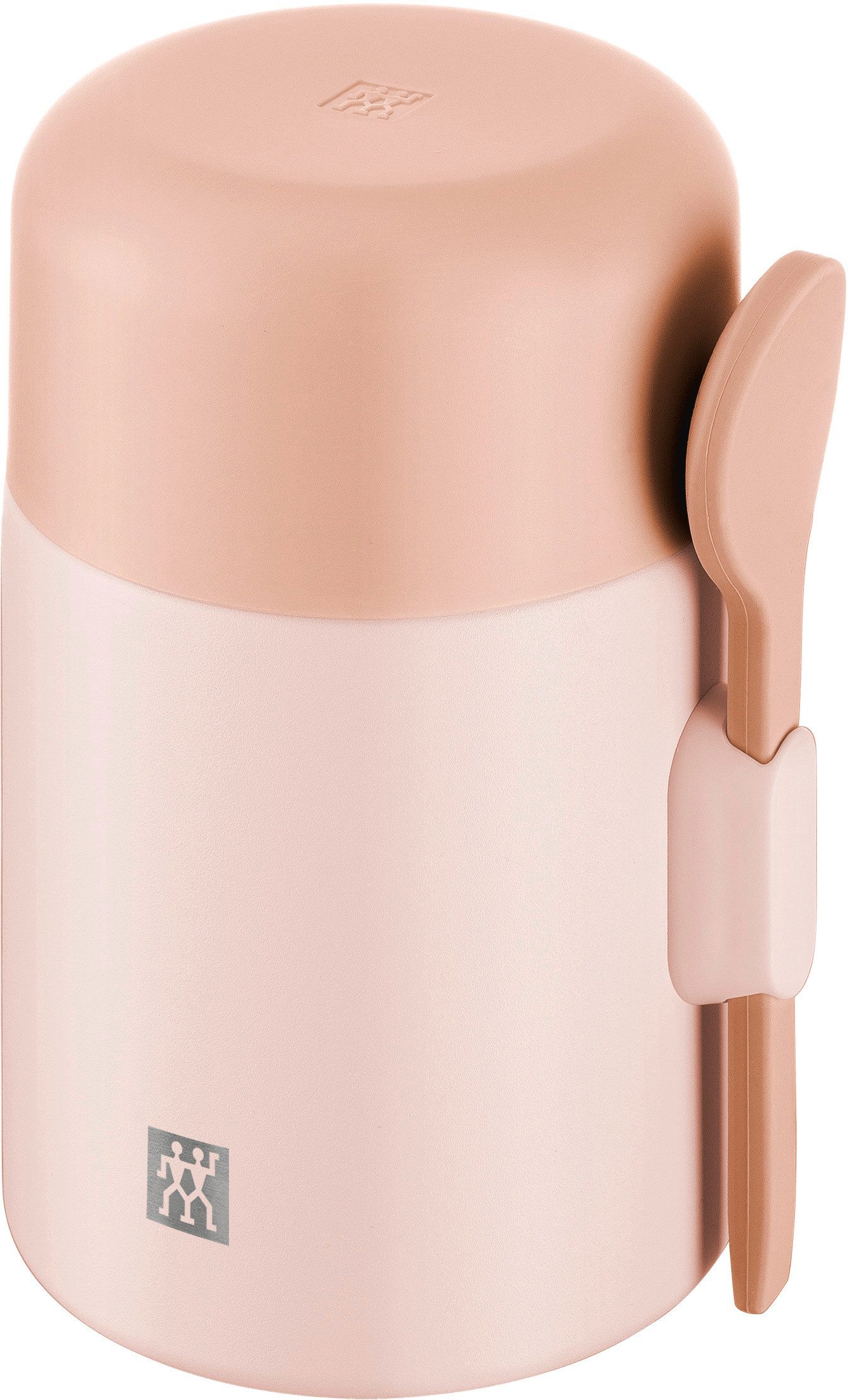 Zwilling Thermobehälter Thermo Plus, Edelstahl, (1-tlg), Auslaufsicher, Doppelwandisolierung, mit Löffel, Edelstahl
