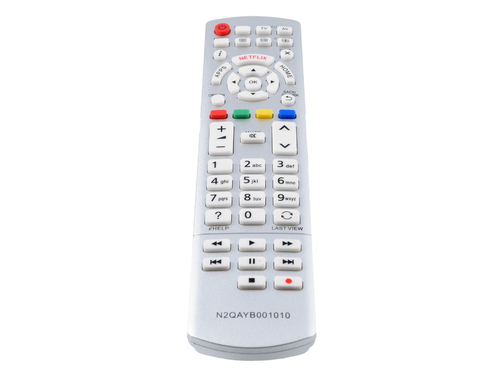 azurano Ersatz für PANASONIC N2QAYB001010, N2QAYB000928, N2QAYB000842 Universal-Smart-TV-Fernbedienung (Pansonic N2QAYB001010 - Ersetzt auch N2QAYB000928 & N2QAYB000842)