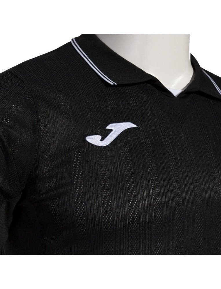 Joma Poloshirt Fit One (leicht, atmungsaktiv) schwarz Herren
