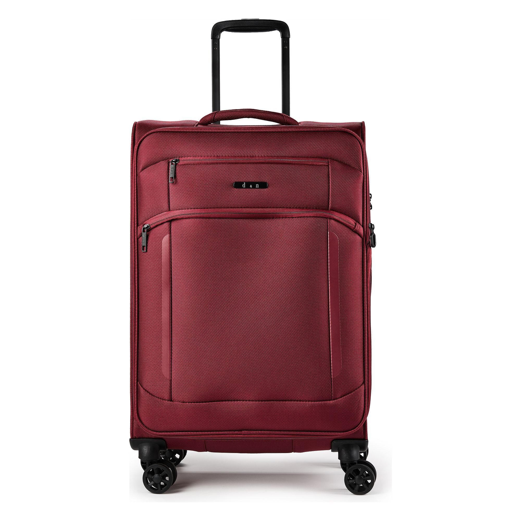 D&N Weichgepäck-Trolley Travel Line 9804, 4 Rollen, Polyester