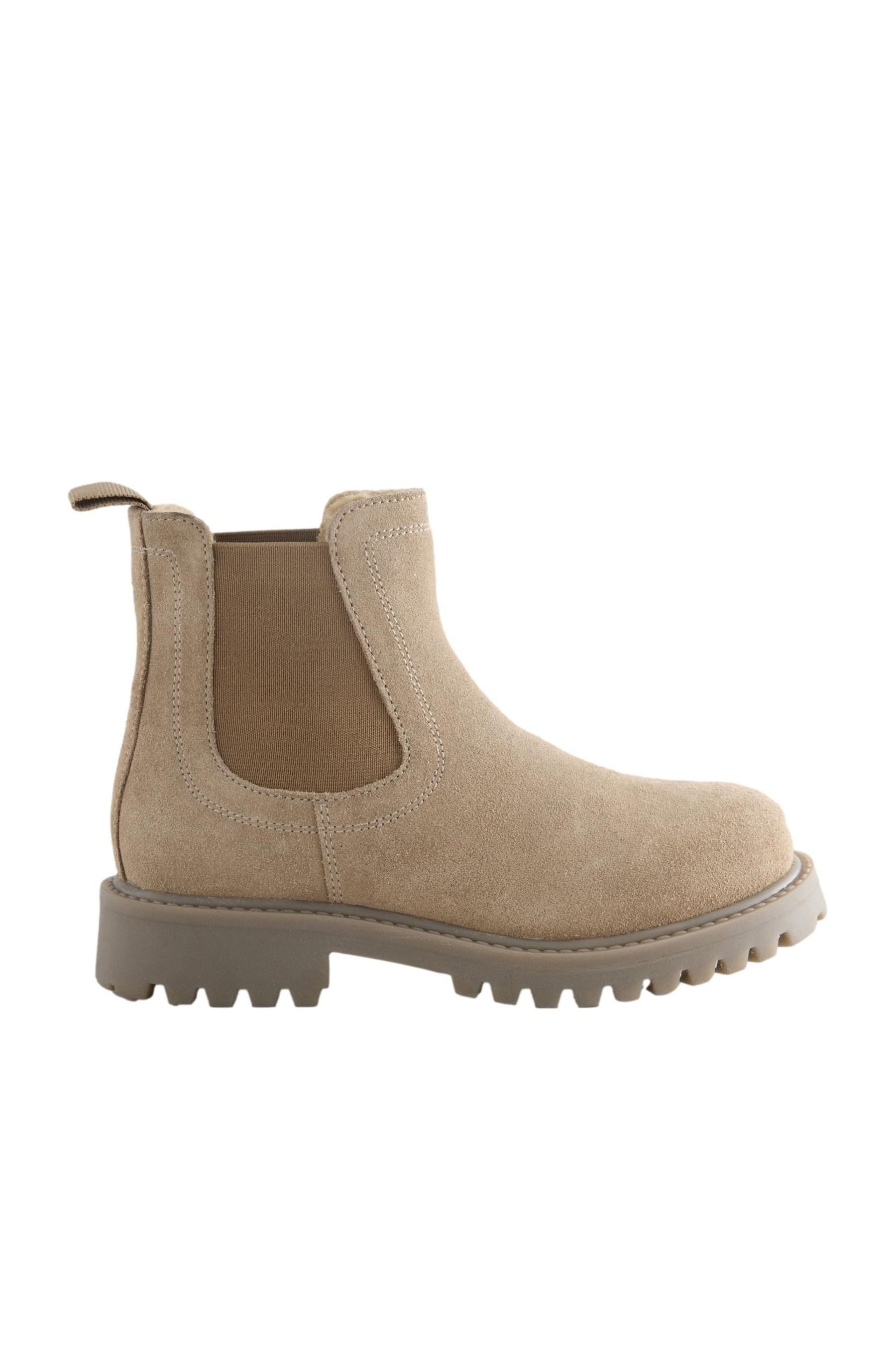 Next Warm gefütterte Chelsea-Stiefel aus Leder Chelseaboots (1-tlg)