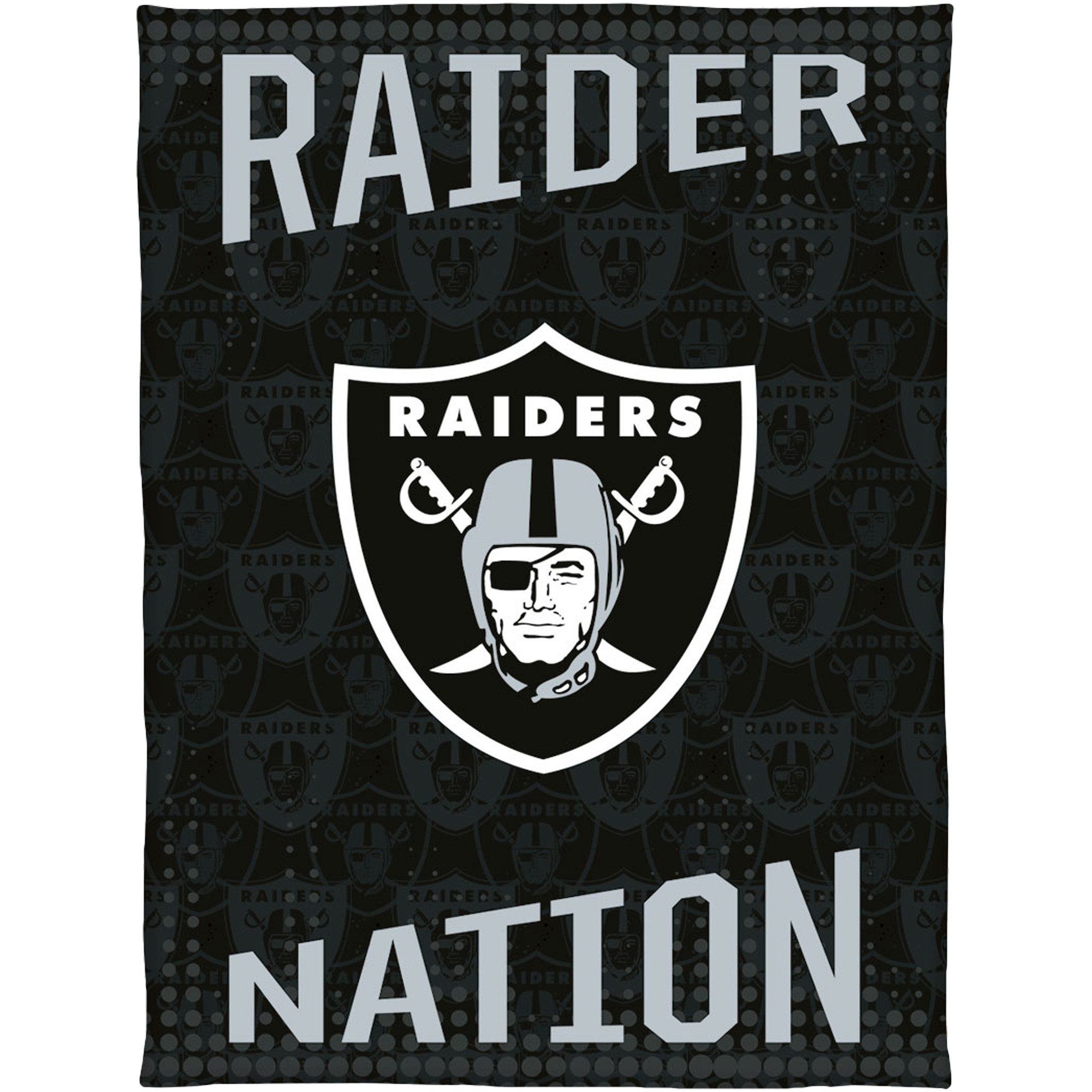 Wohndecke NFL Las Vegas Raiders Decke 150x200 cm Wellsoft Kuscheldecke Wohn günstig online kaufen