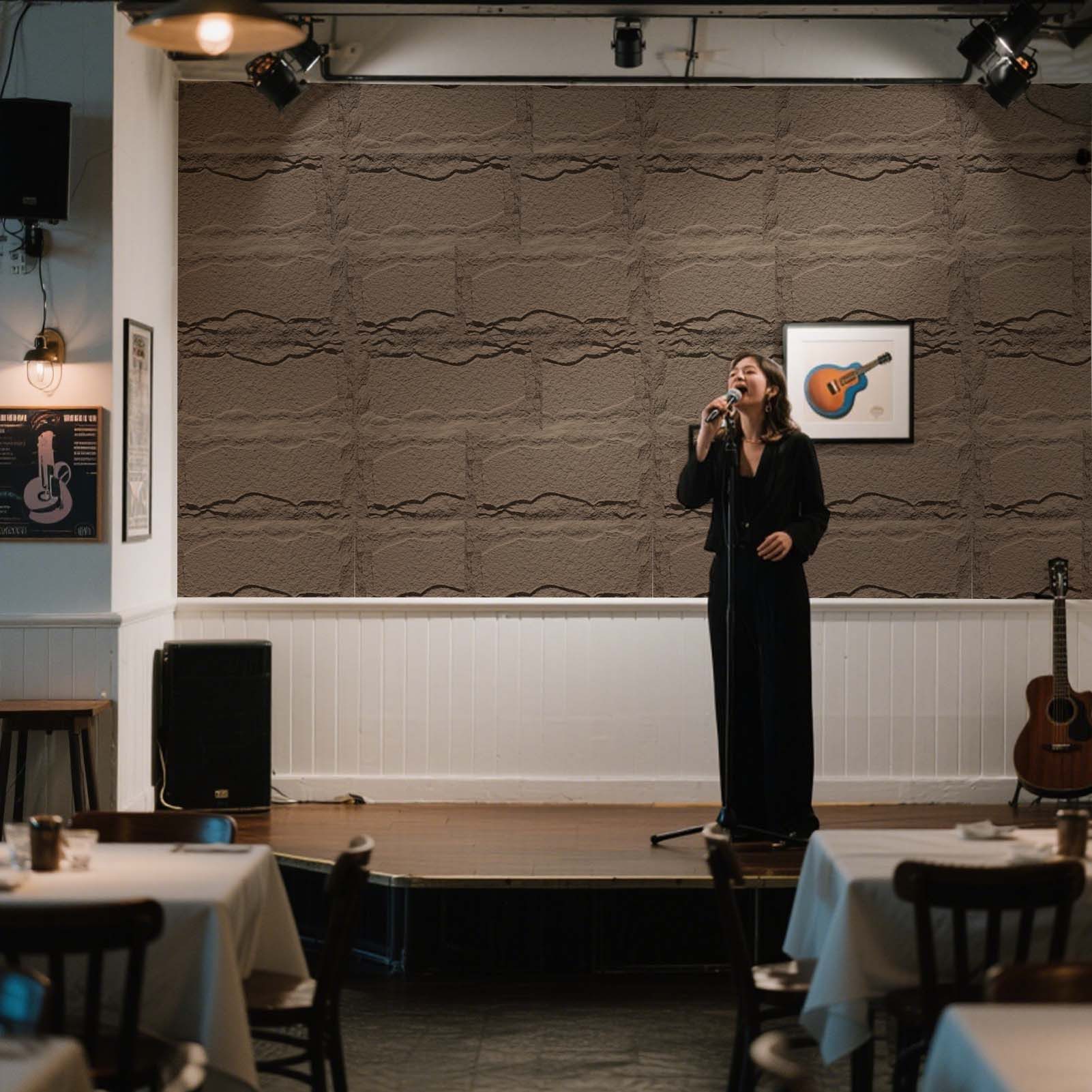 mepiq Dekorpaneele Selbstklebende Wandpaneele in Steinoptik Verdickung PU Wandverkleidung, (6-tlg., (120x60x5 cm) für Küche & Schlafzimmer – 1 Stück)