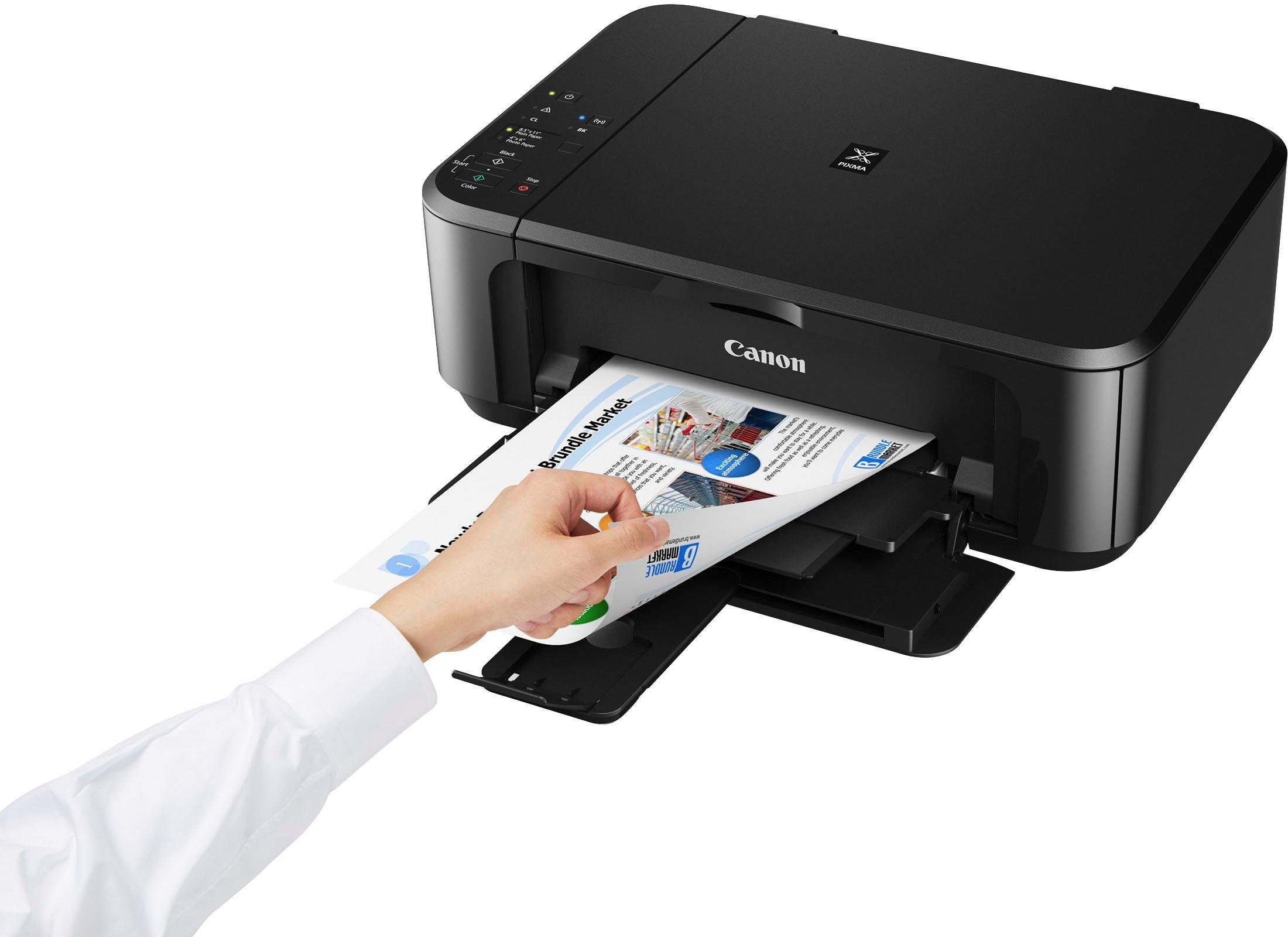 (Wi-Fi) PIXMA (WLAN schwarz Canon MG3650S Multifunktionsdrucker,