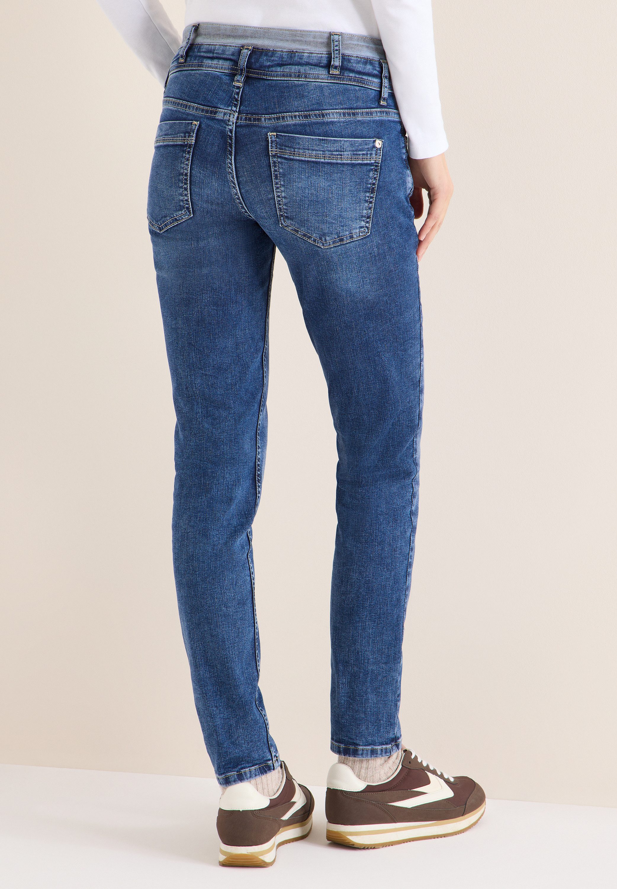 CECIL Slim-fit-Jeans aus Baumwolle mit Stretchanteil