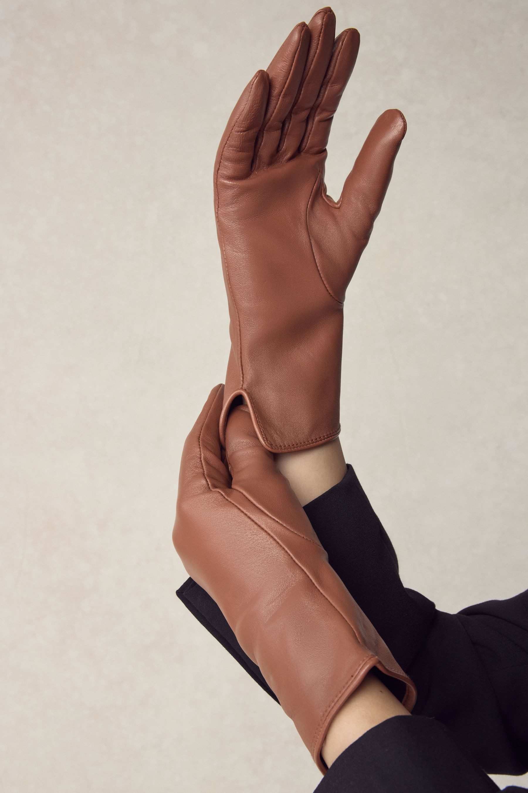Next Lederhandschuhe Lederhandschuhe (1-St)