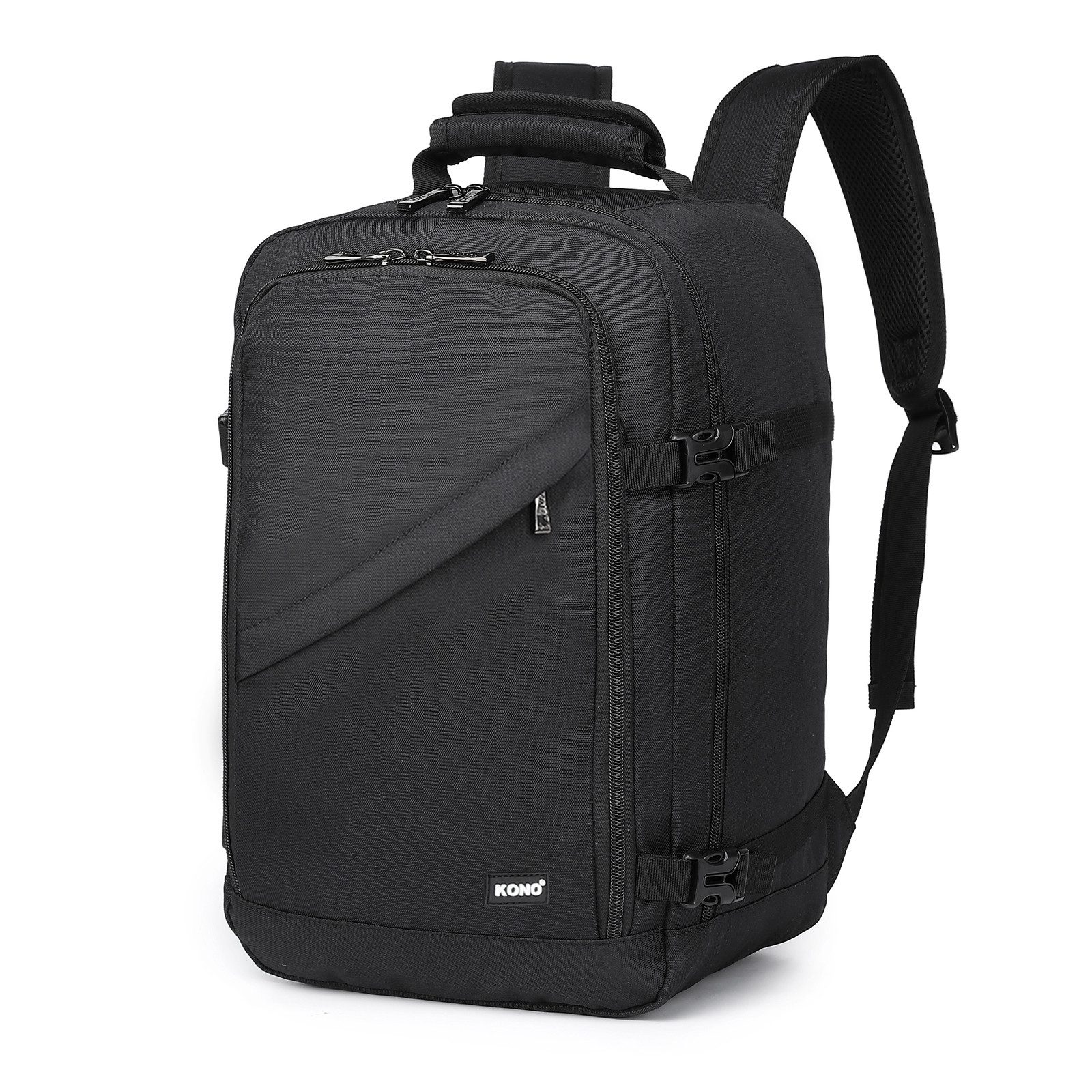 KONO Tagesrucksack 20L, Kabinenrucksack 40x20x25 cm für für Ryanair, Unter-Sitz-Tasche (1-tlg)
