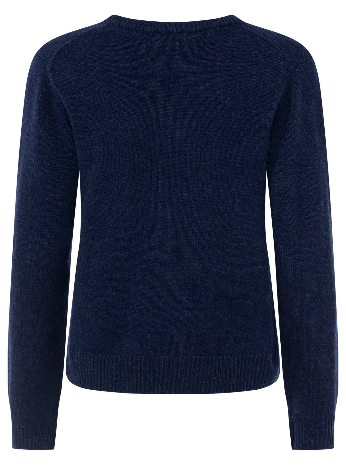 Zwillingsherz V-Ausschnitt-Pullover Loose 100 % Kaschmir