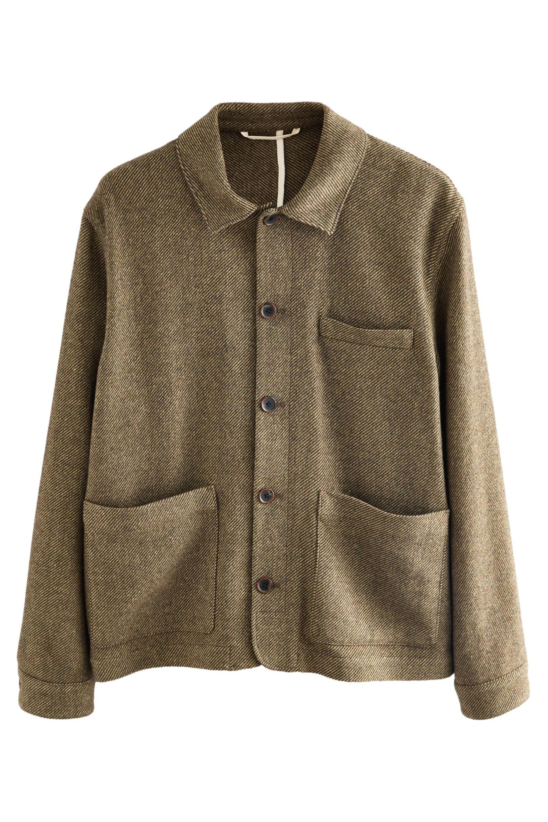 Wolljacke Strukturierte, elegante Chore Twilljacke mit Wolle
