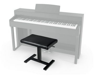 Classic Cantabile Klavierbank “Easy” - Hydraulische Pianobank, Sitzhöhe mittels Öldruckfeder verstellbar