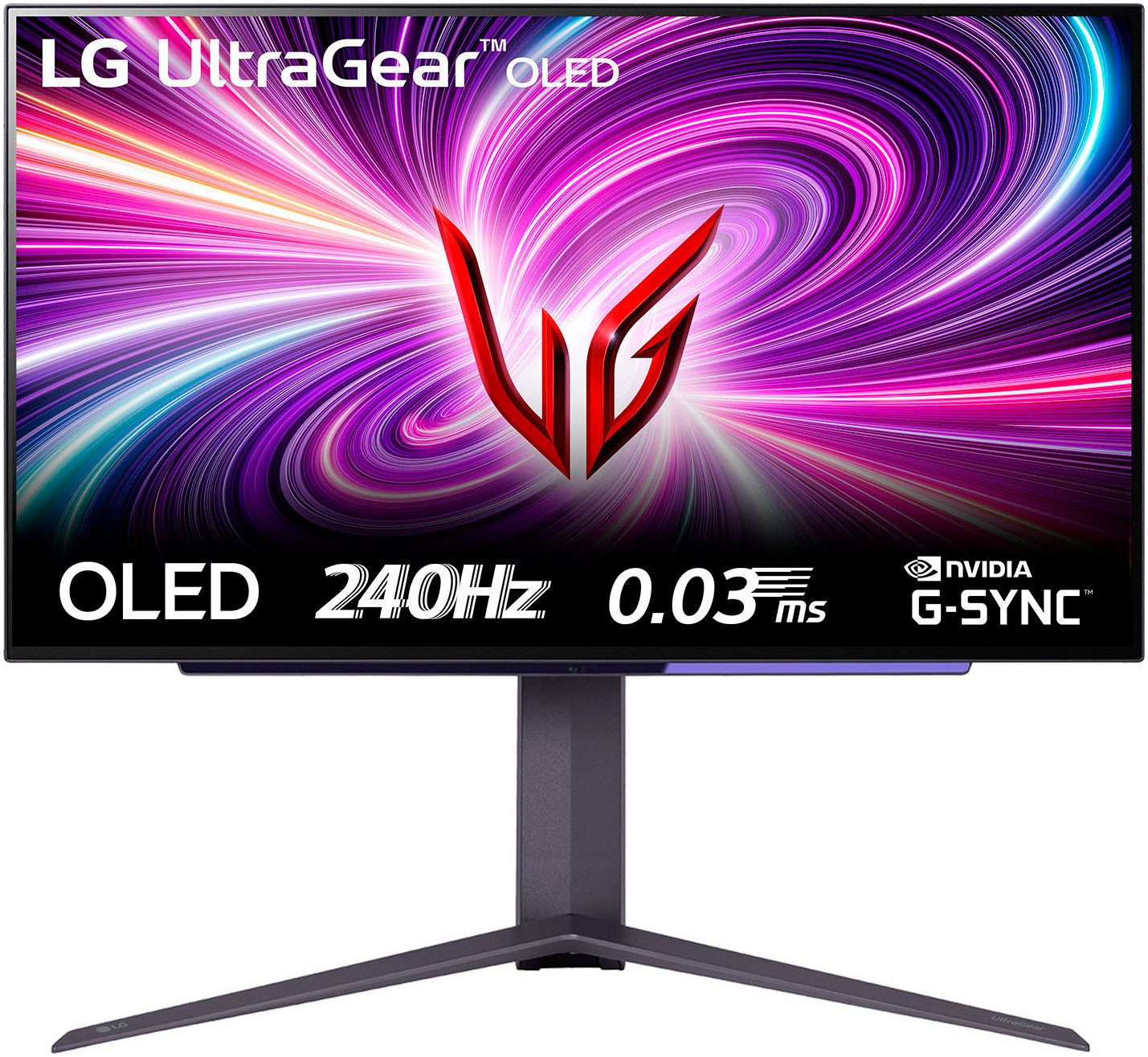 LG 27GS95QE-B LED-Monitor (67 cm/27 ", 2560 x 1440 px, QHD, 0,03 ms Reaktionszeit, 240 Hz, OLED)