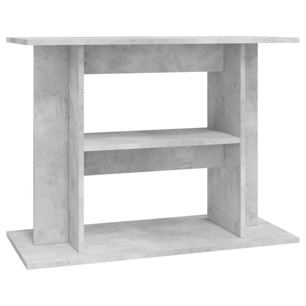 Aquariumunterschrank Aquariumständer Betongrau 80x35x60 cm Spanplatte Aquarium Unterstand T
