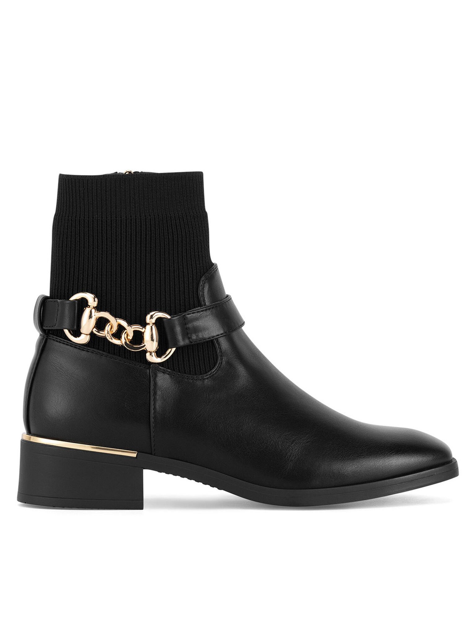 Jenny Fairy Jenny Fairy Stiefeletten Damen HY25653-2 Schwarz Stiefelette