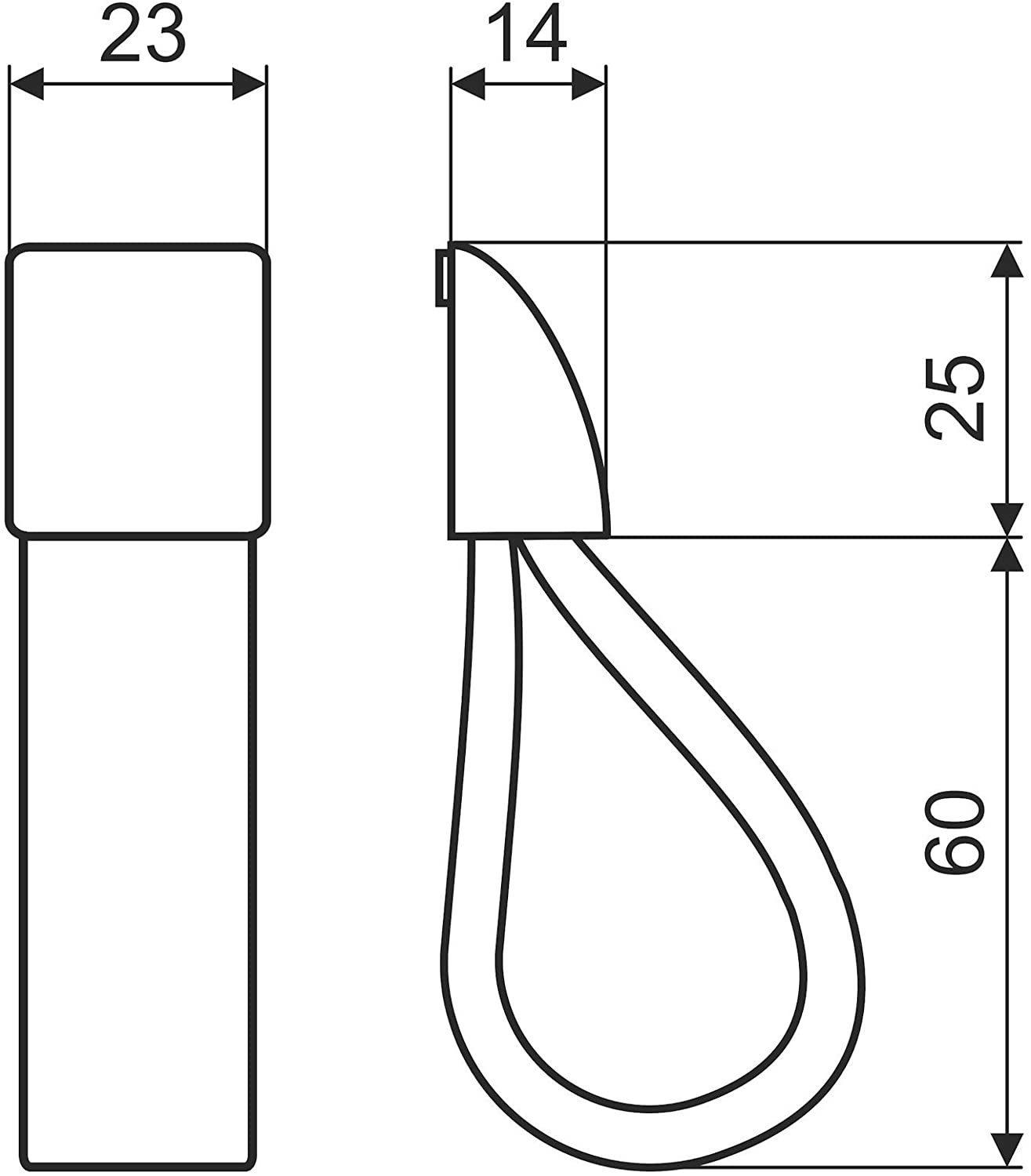 SO-TECH® Möbelknopf Schraube Knopf Kindermöbelknopf x Knauf 85 23 Möbelknauf mm, FLIP 30 x incl