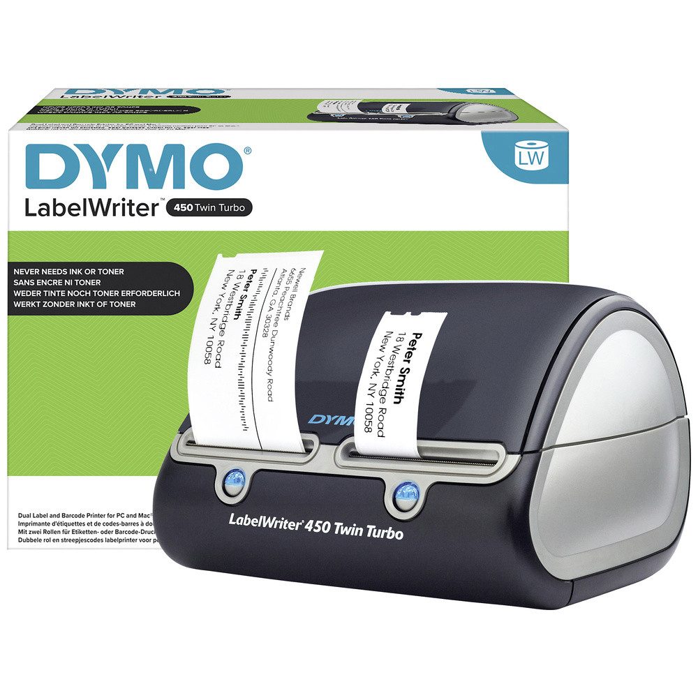 DYMO DYMO LabelWriter 450 Twin Turbo Etikettendrucker Thermodirekt 300 x 6 Etikettendrucker