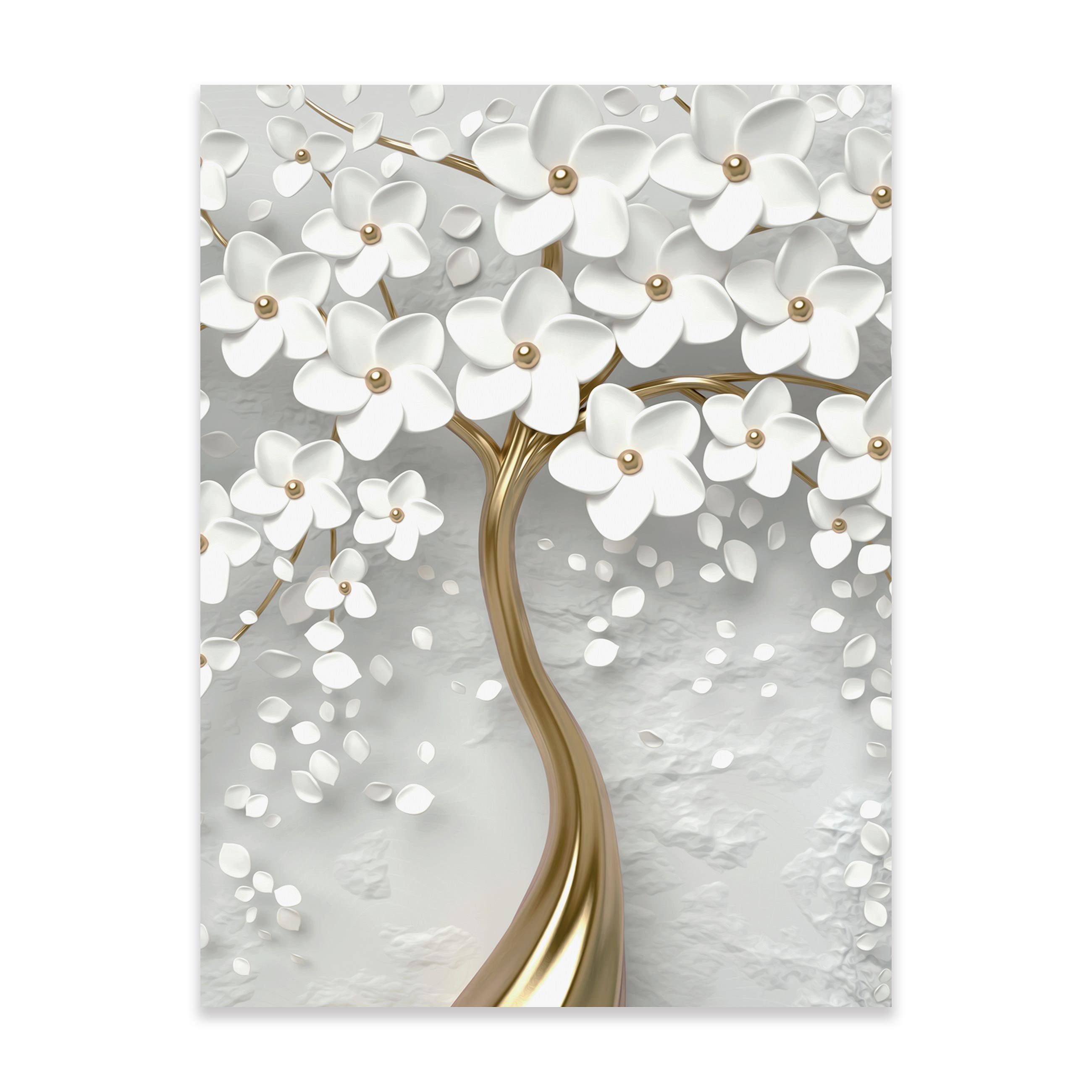 Wallarena Poster Baum Abstrakt Blumen Wohnzimmer günstig online kaufen