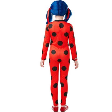 Rubies Niederlande b.v. Kostüm Miraculous Ladybug Deluxe mit Tikki Marienkäfer Plüschfigur für Kinder