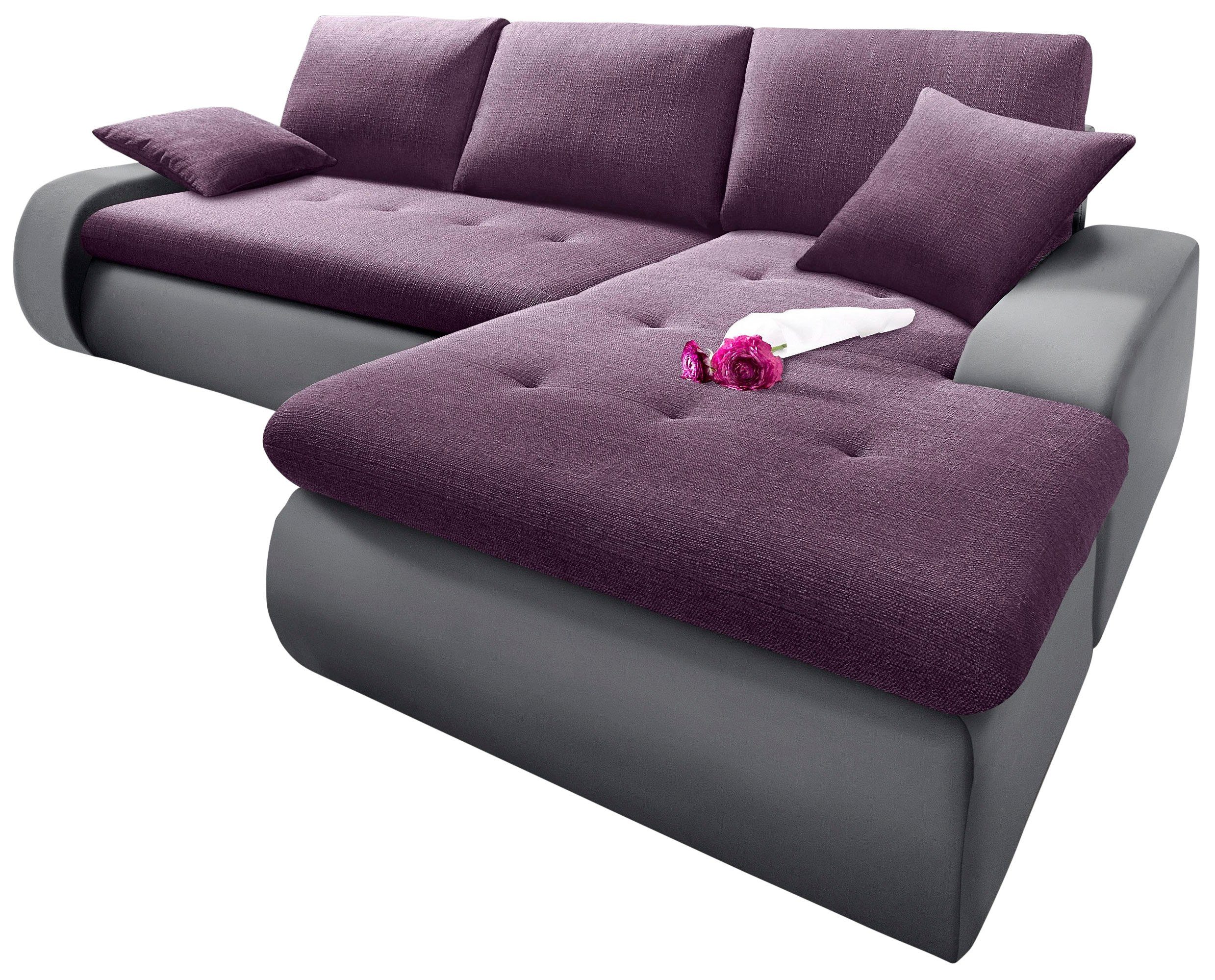 TRENDMANUFAKTUR Ecksofa "Indie, modern und bequem, Materialmix, OTTOs Choic günstig online kaufen