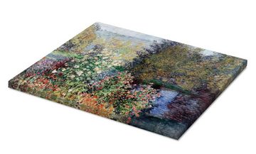 Posterlounge Leinwandbild Claude Monet, Stiller Winkel, Wohnzimmer Malerei