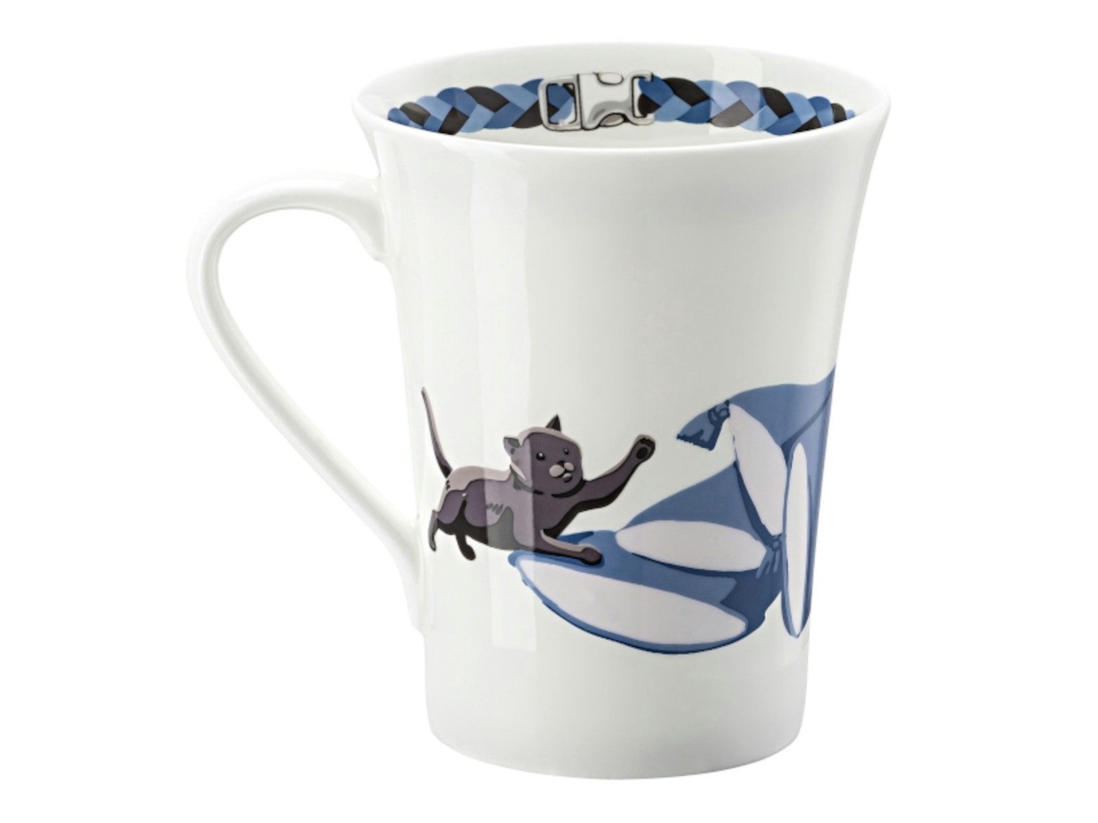 Hutschenreuther Becher My Mug Katze -Britisch Kurzhaar Becher mit H. 0,4l, Bone China, Tassen