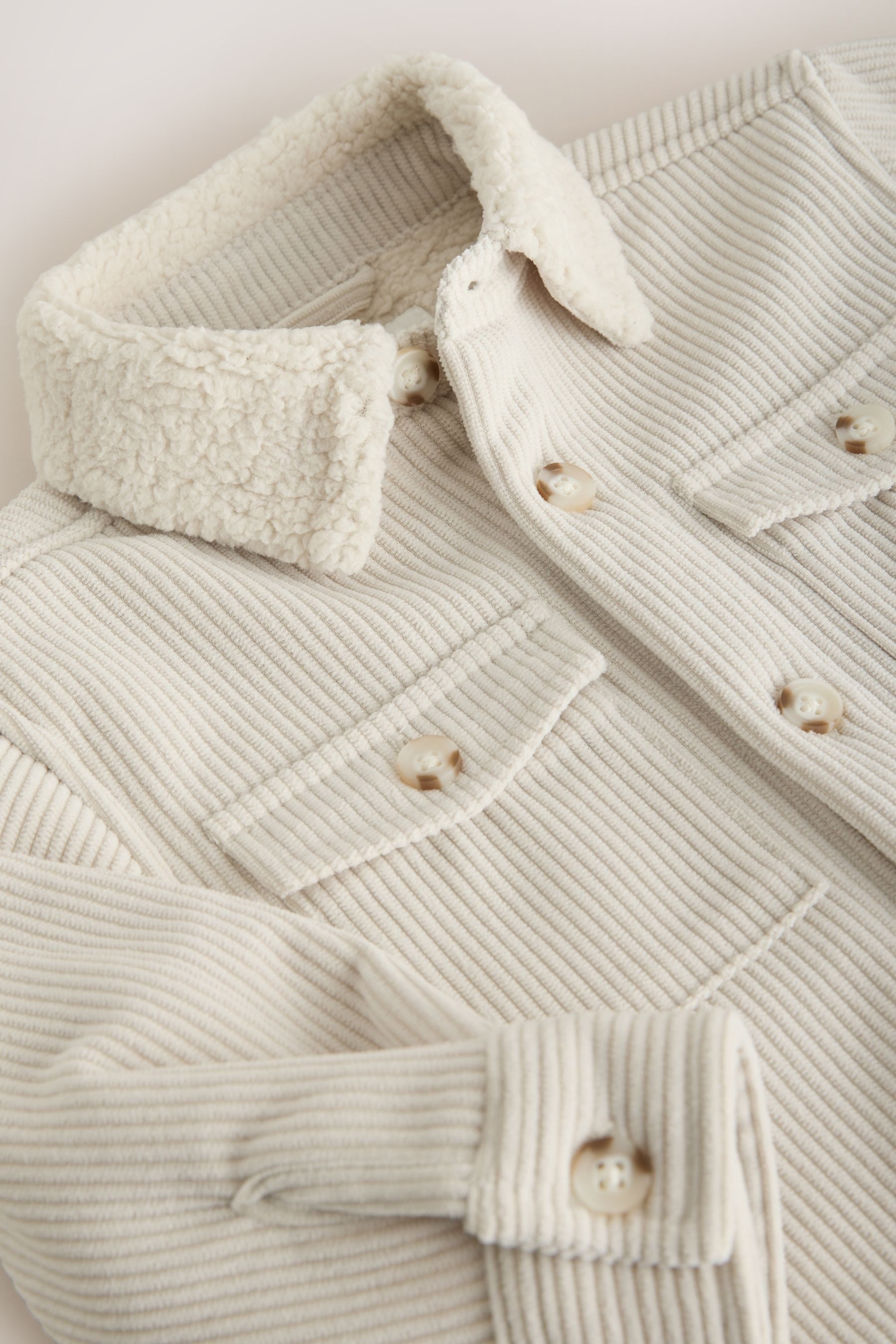 Next Hemdjacke Borg Gefütterte Kord-Hemdjacke (1-St) – Bild 5 von 5