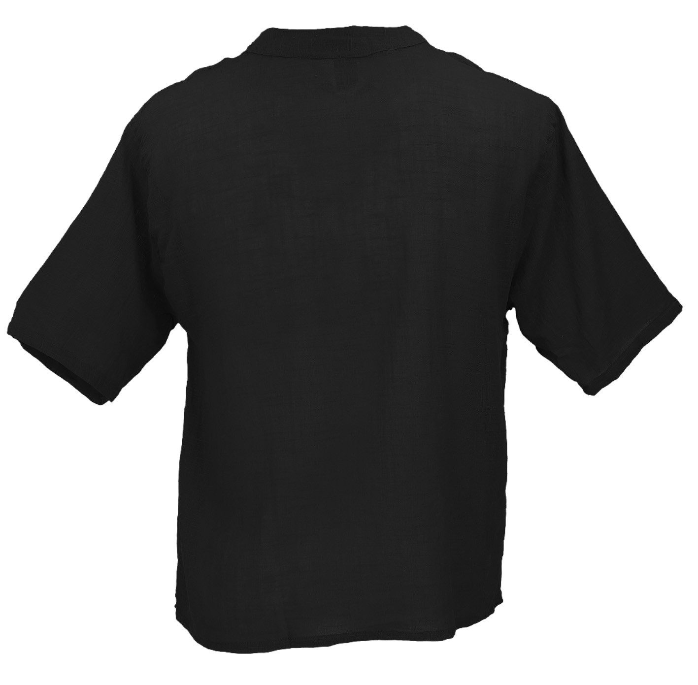 Guru-Shop Hemd & Shirt Yoga Hemd, lässiges Baumwollhemd mit.. Ethno Style, alternative Bekleidung