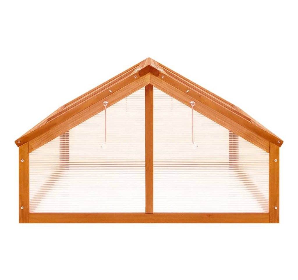 vidaXL Gewächshaus Gewächshaus Braun 1... vidaXL Gewächshaus Gewächshaus Braun 1...