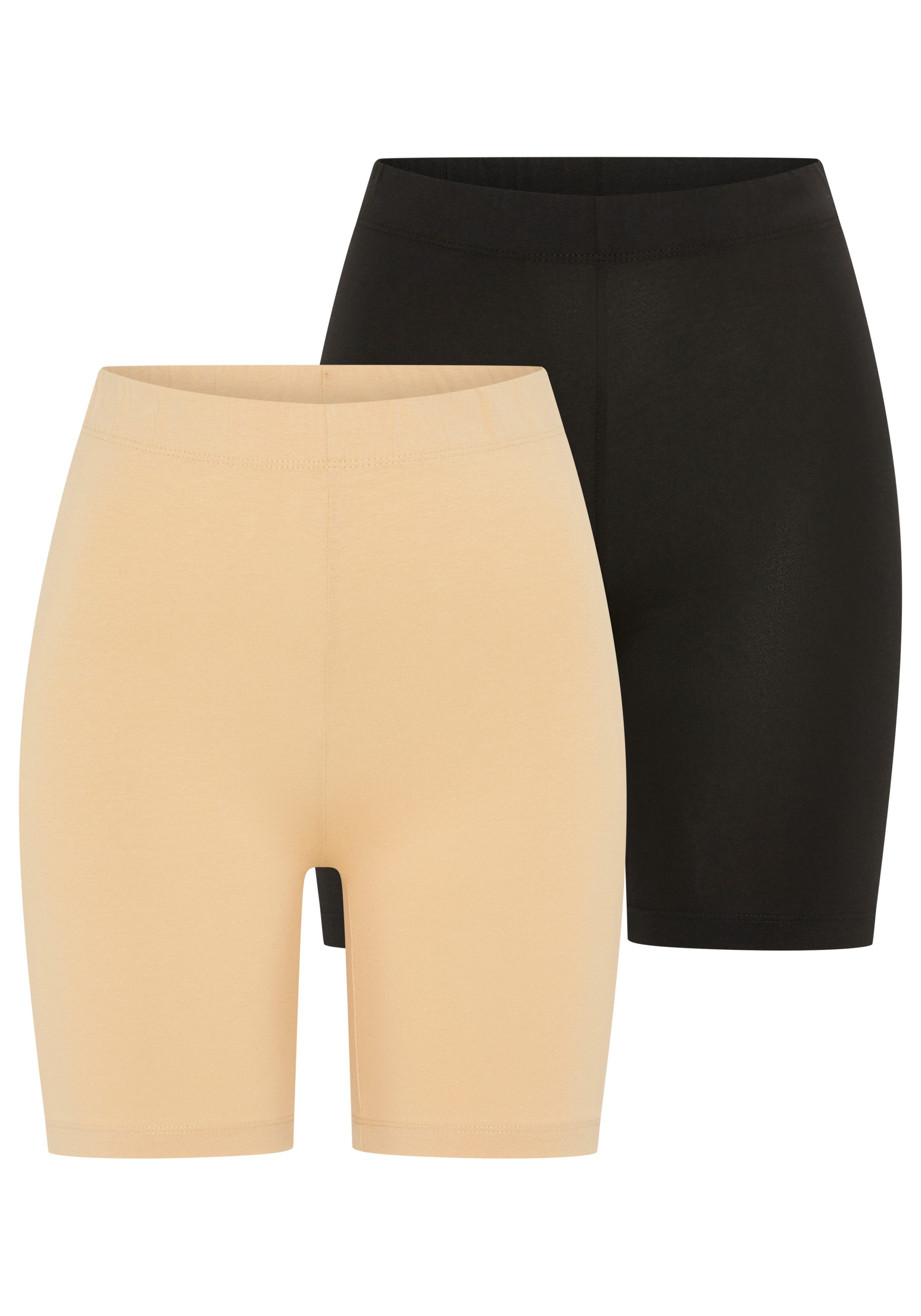 Tamaris Radlerhose (2er-Pack) zum Unterziehen unter Kleidern und Röcken - im Set