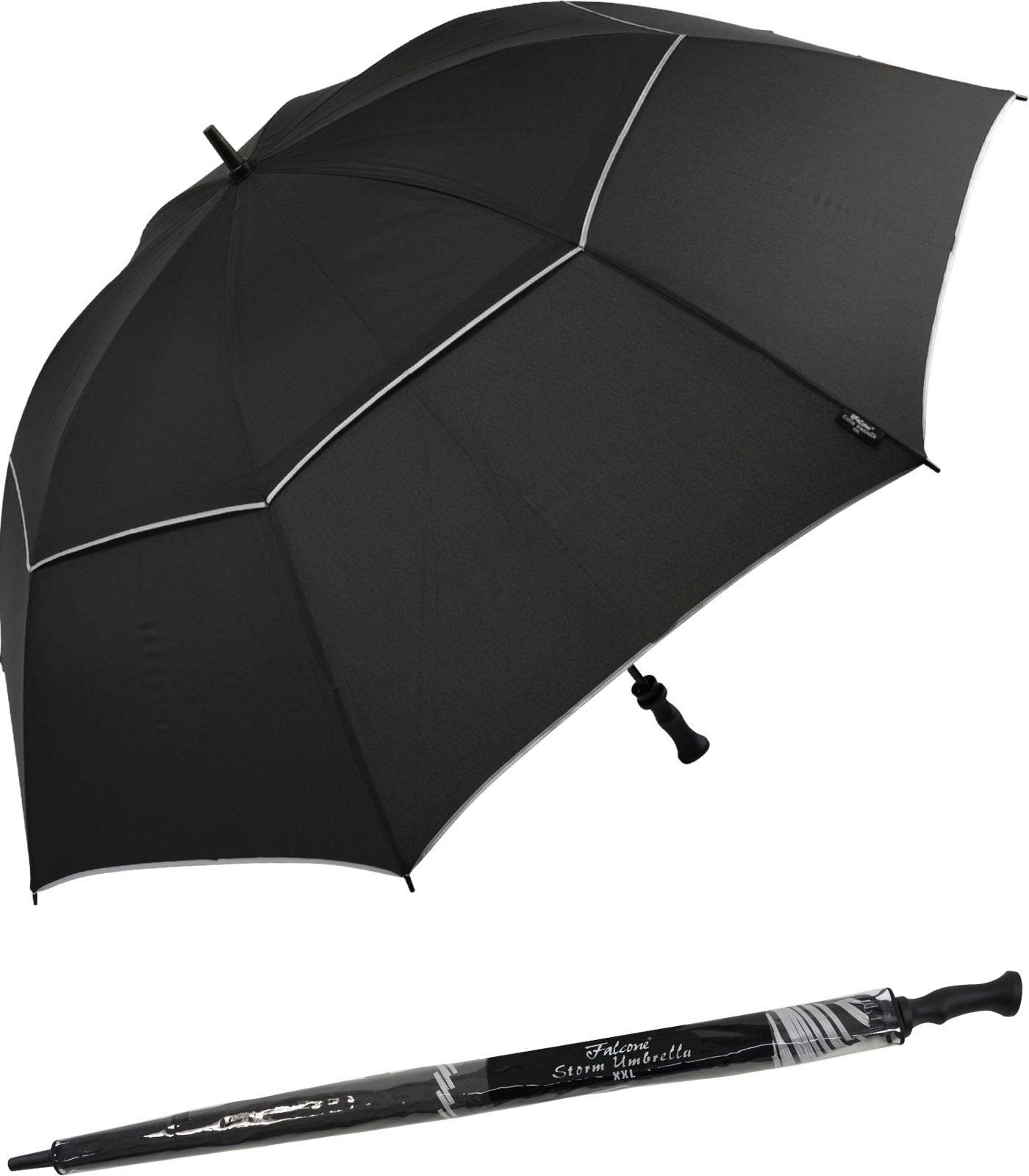 Impliva Stockregenschirm Falcone® XXL 140cm Riesen-Golfschirm günstig online kaufen