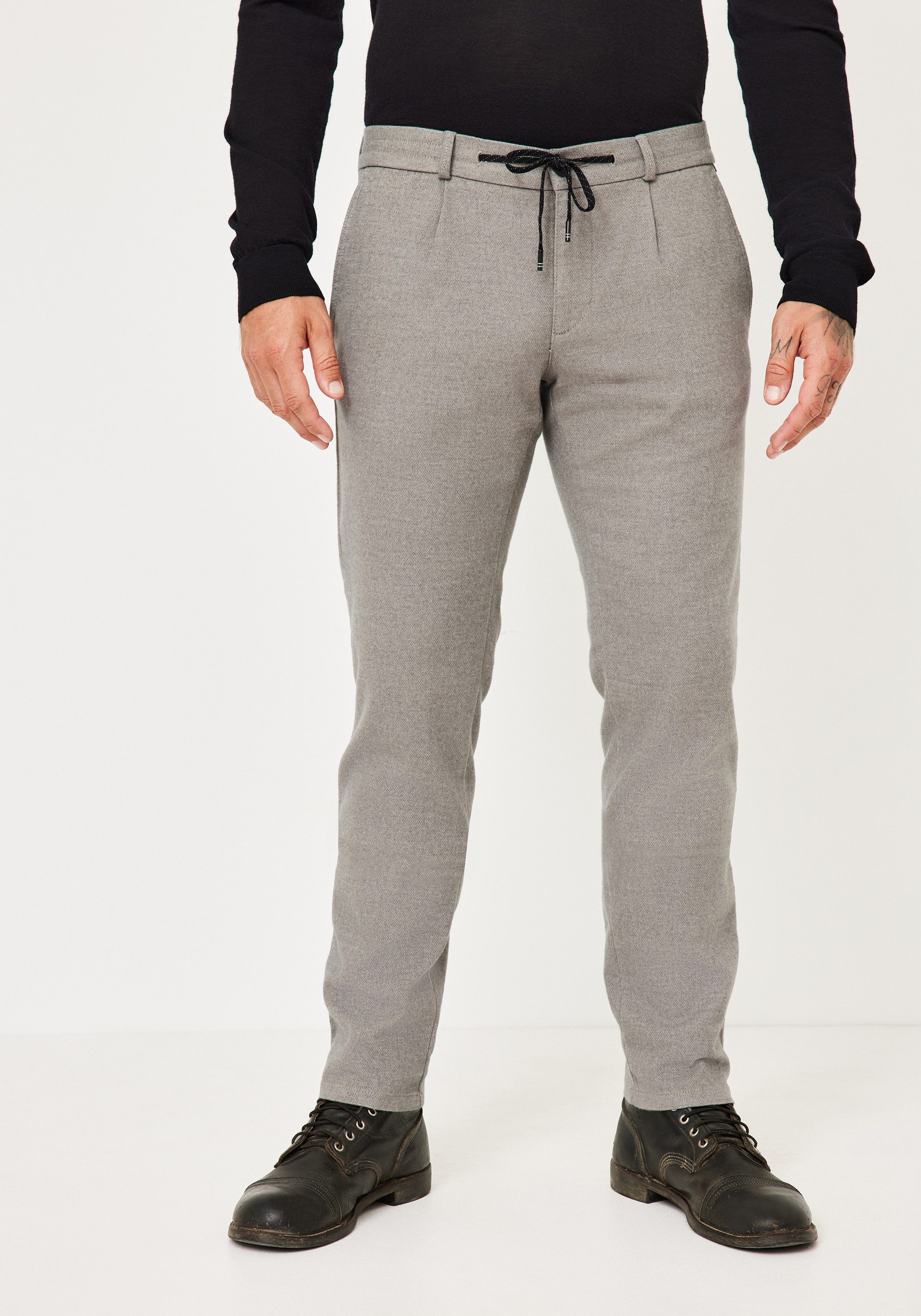 Redpoint Stoffhose DIGBY Jogg Pant Style mit Wool-Optik günstig online kaufen