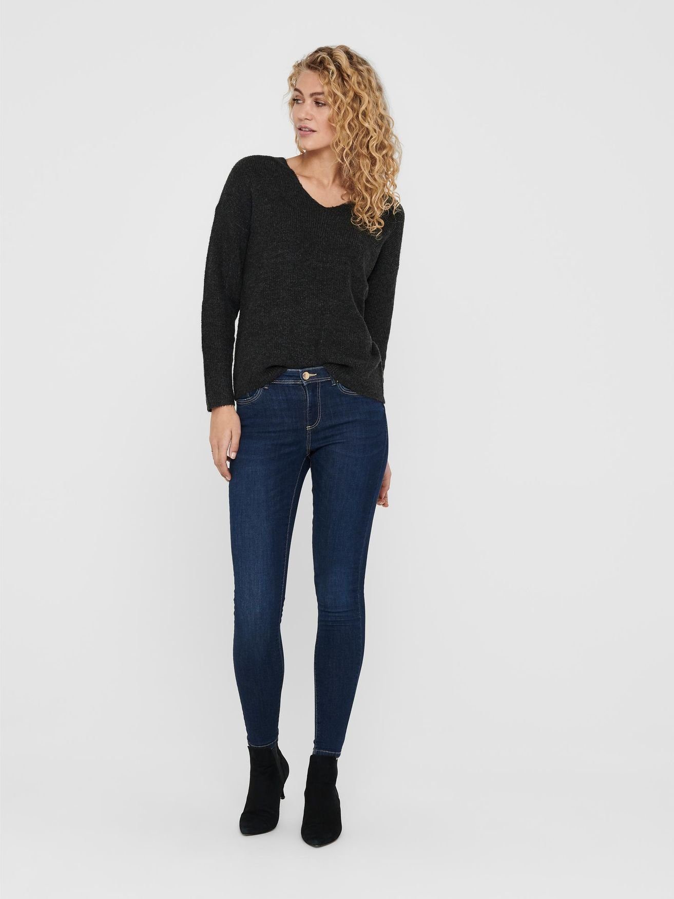 ONLY Strickpullover ONLCAMILLA V-NECK L/S PULLOVER günstig online kaufen