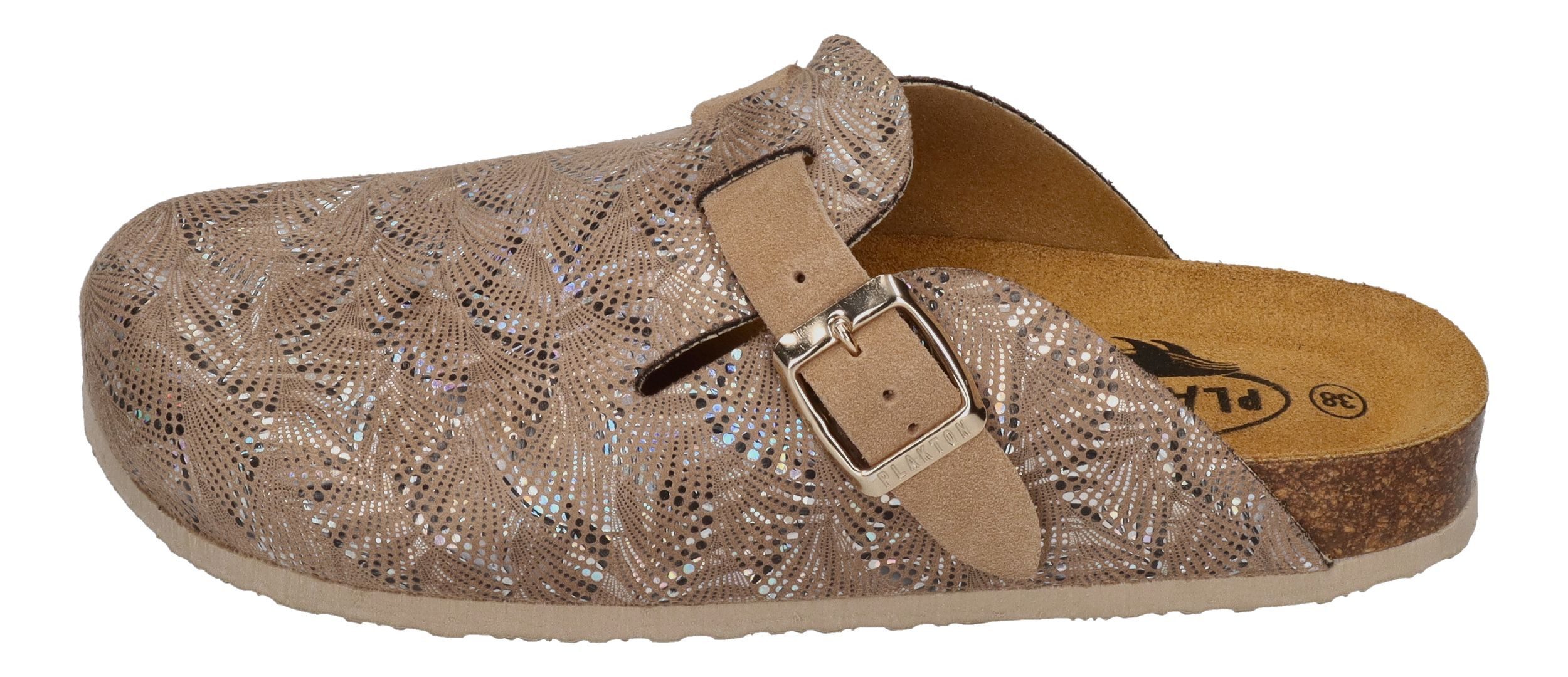 Plakton BLOGG 181539 Pantolette Beige Fango