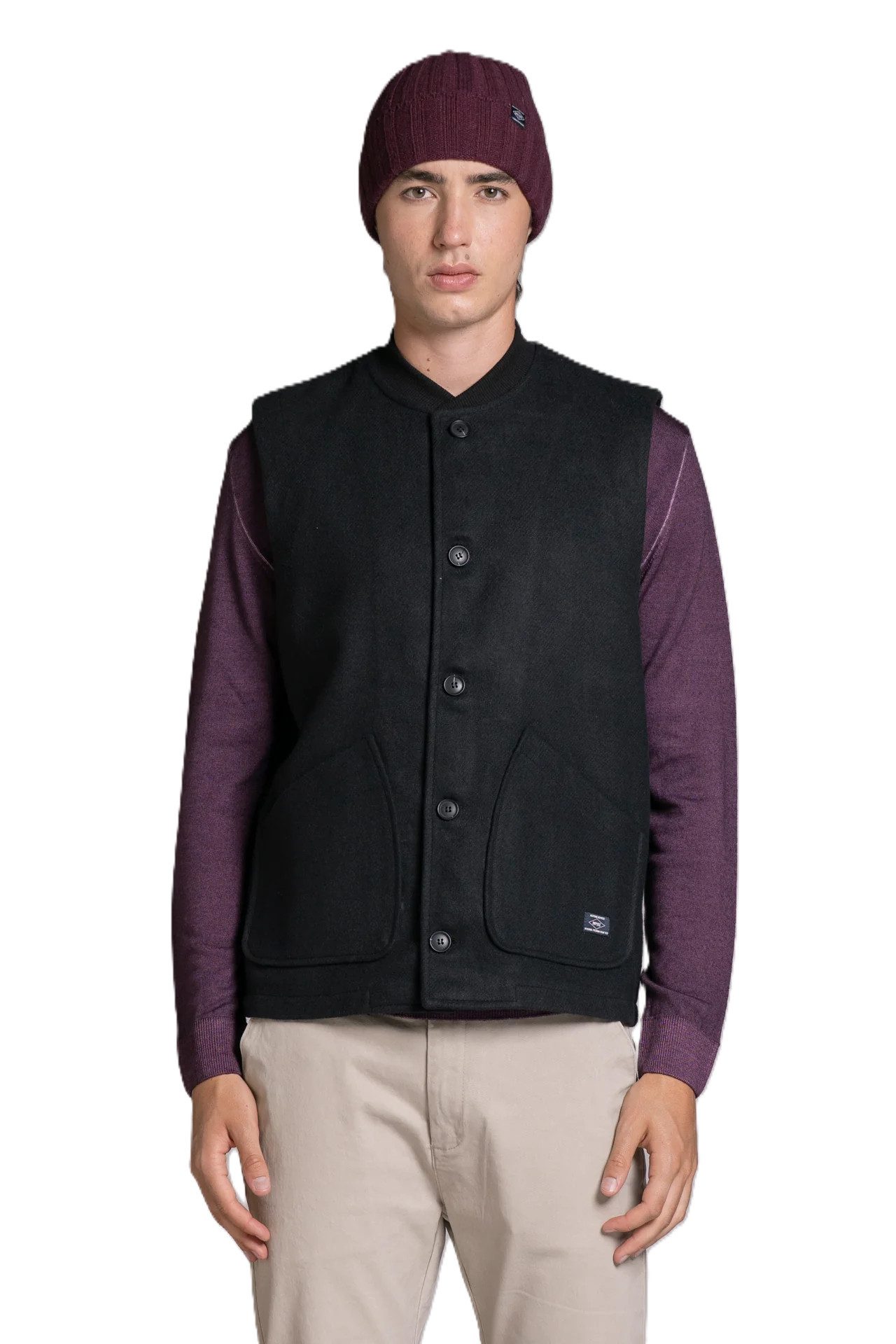 IMPURE Strickweste MARSH GILET MIXED WOOL - Weste - Woll-Mix-Weste günstig online kaufen