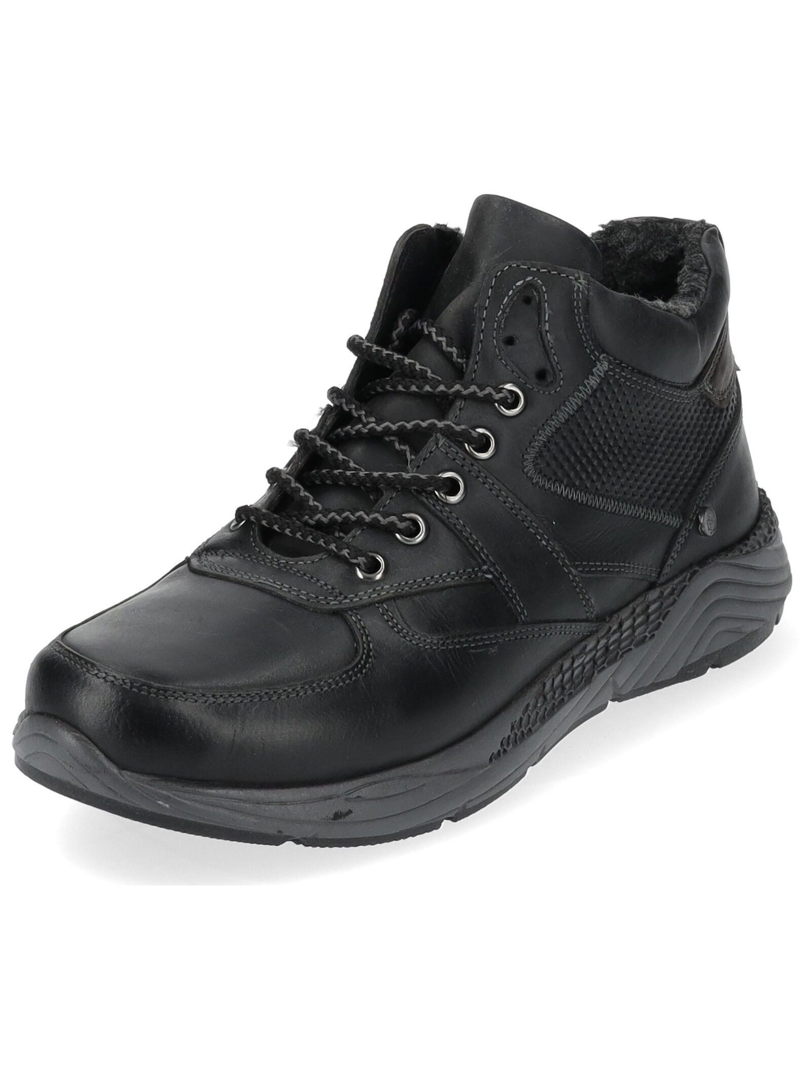 Hush Puppies Stiefelette Leder Schnürstiefelette