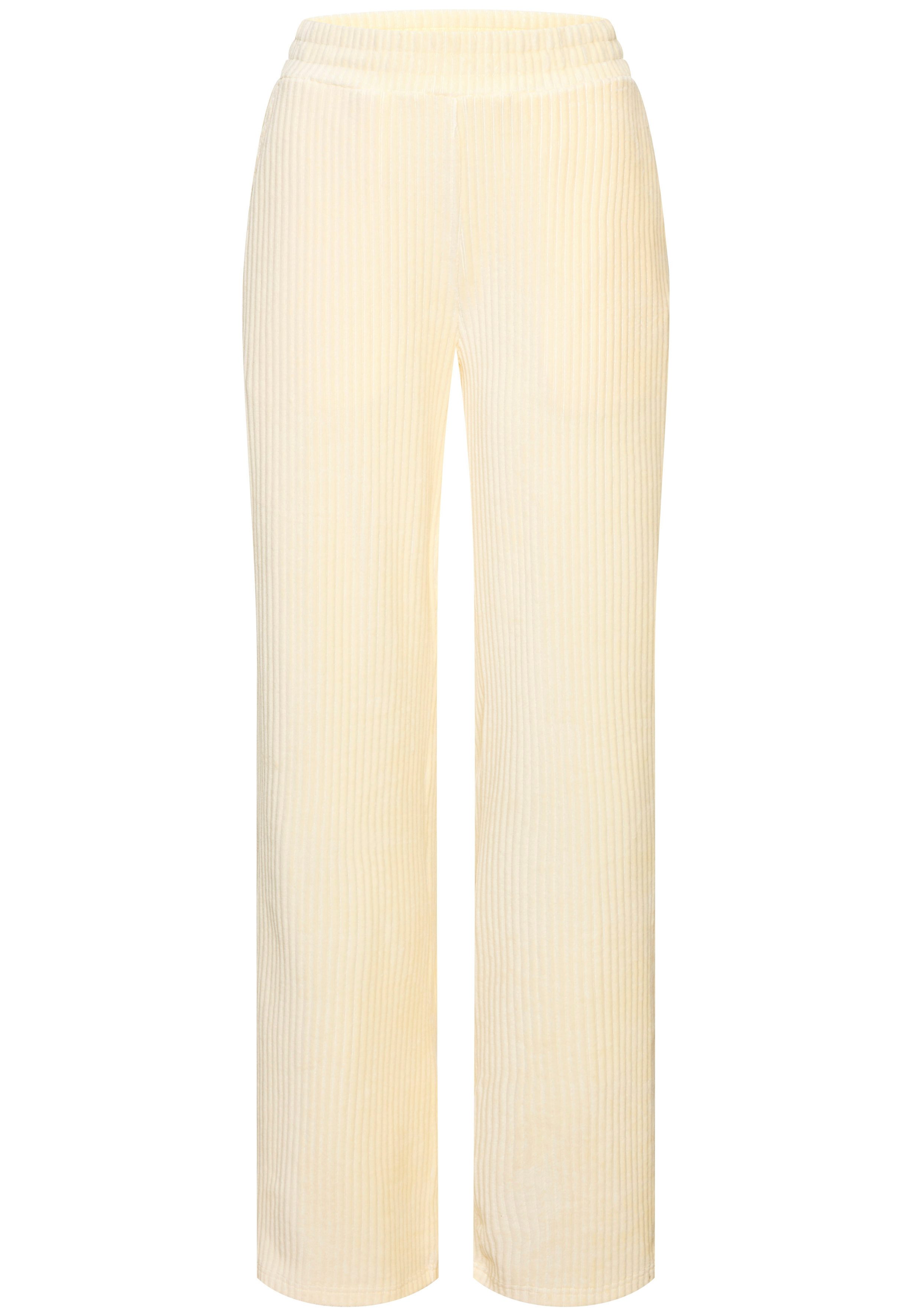 Buffalo Loungehose mit weicher Cord-Struktur