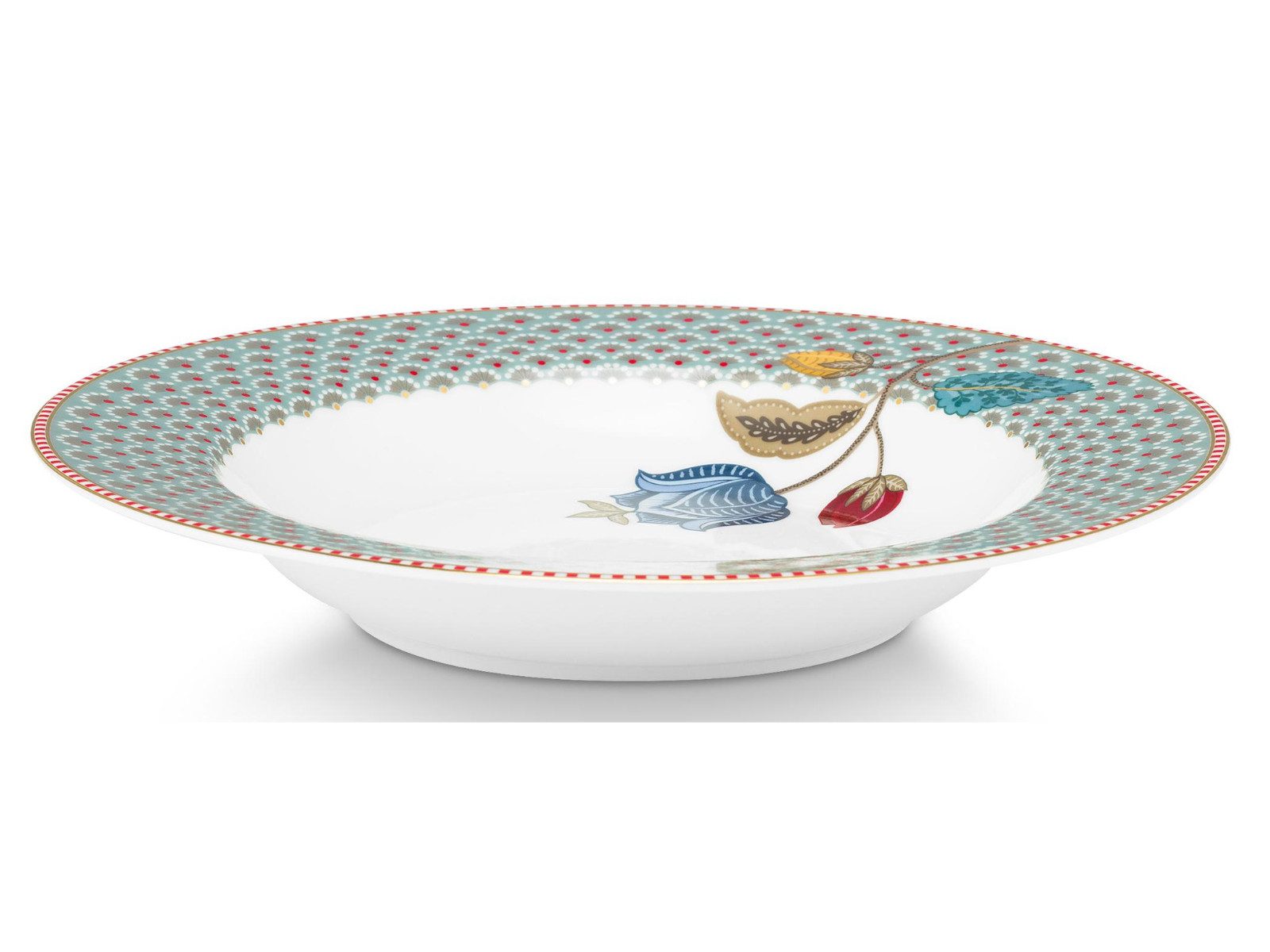 PiP Studio Suppenteller Blooming Tales Blue Suppenteller 21,5cm