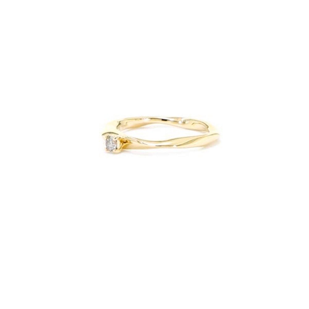Cavill Diamantring Ring aus vergoldetem Silber mit Schokoladen-Diamant-Motiv (1-tlg)