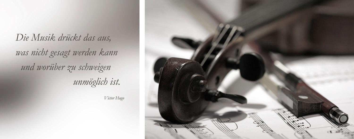 Leinwandbild Musik