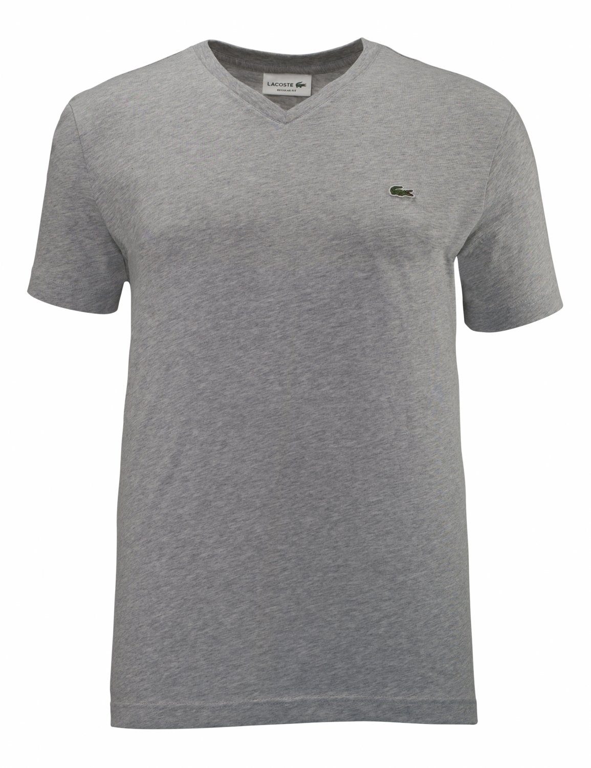 Lacoste T-Shirt T-Shirt basic V-Neck TH2036 (1-tlg) grau