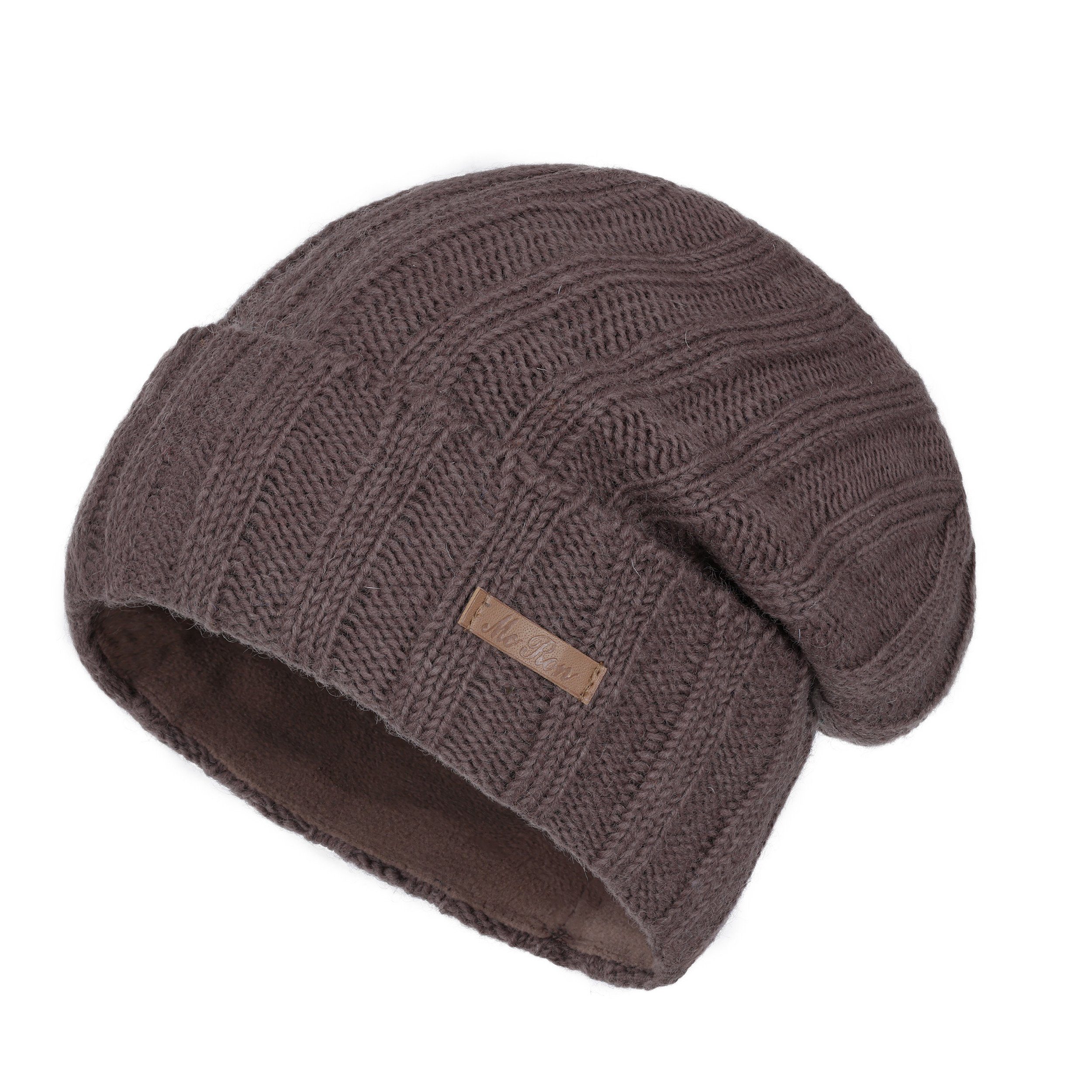 McRon Strickmütze Wollmütze Modell Limone Umschlag günstig online kaufen