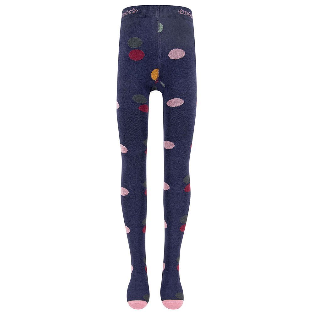 Ewers Strumpfhose Strumpfhose 2er Pack Punkte/Uni (2 St. 2er-Set) 80% Baumwolle, 18% Polyamid, 2% Elasthan