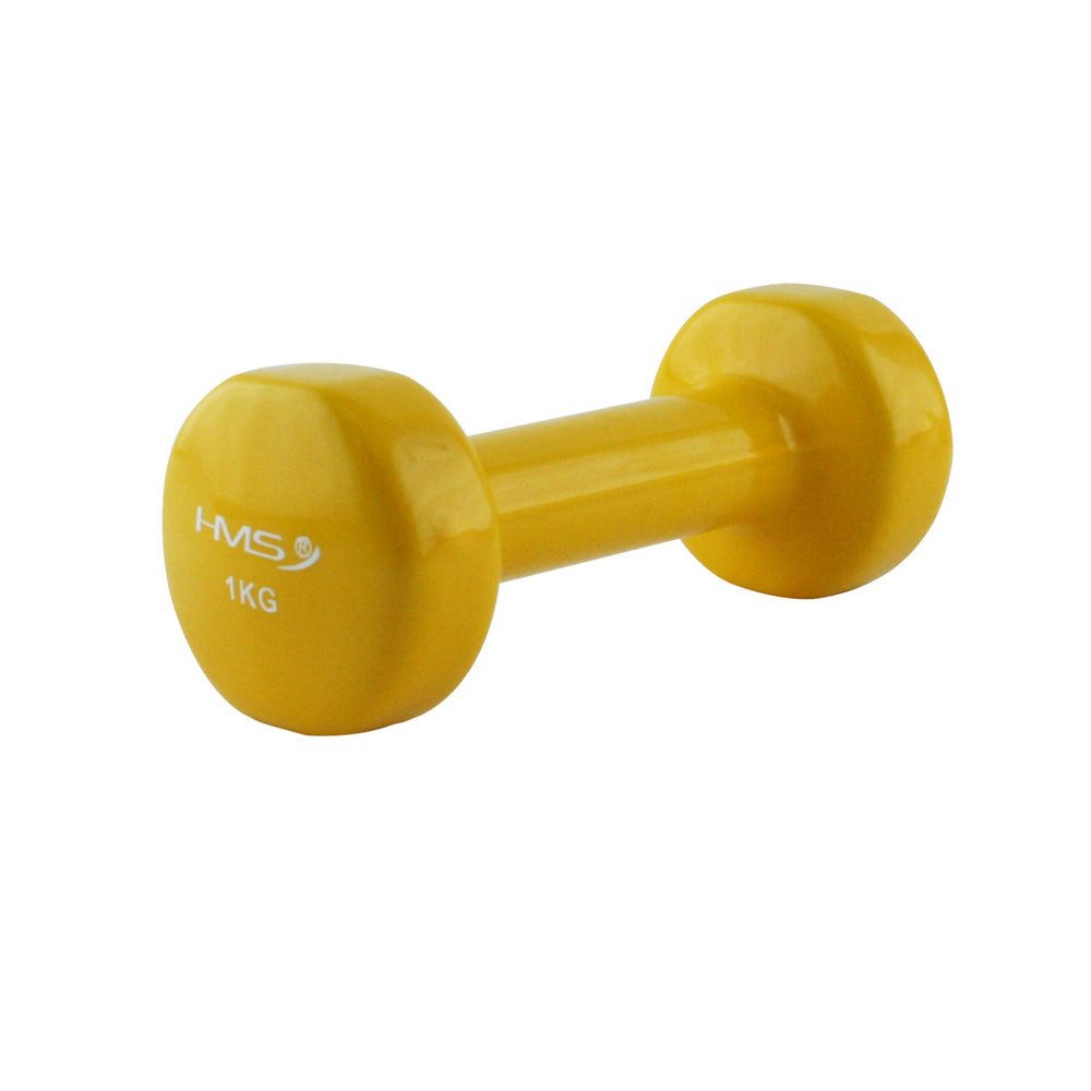 HMS Kurzhantel Trainingshantel 1 kg Homegym, (Set, ergonomisch), Leicht, platzsparend und transportfreundlich