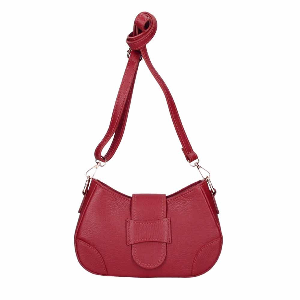 Schultertasche Made in Italy Damen Wildleder Tasche Umhängetasche CrossOver City Bag