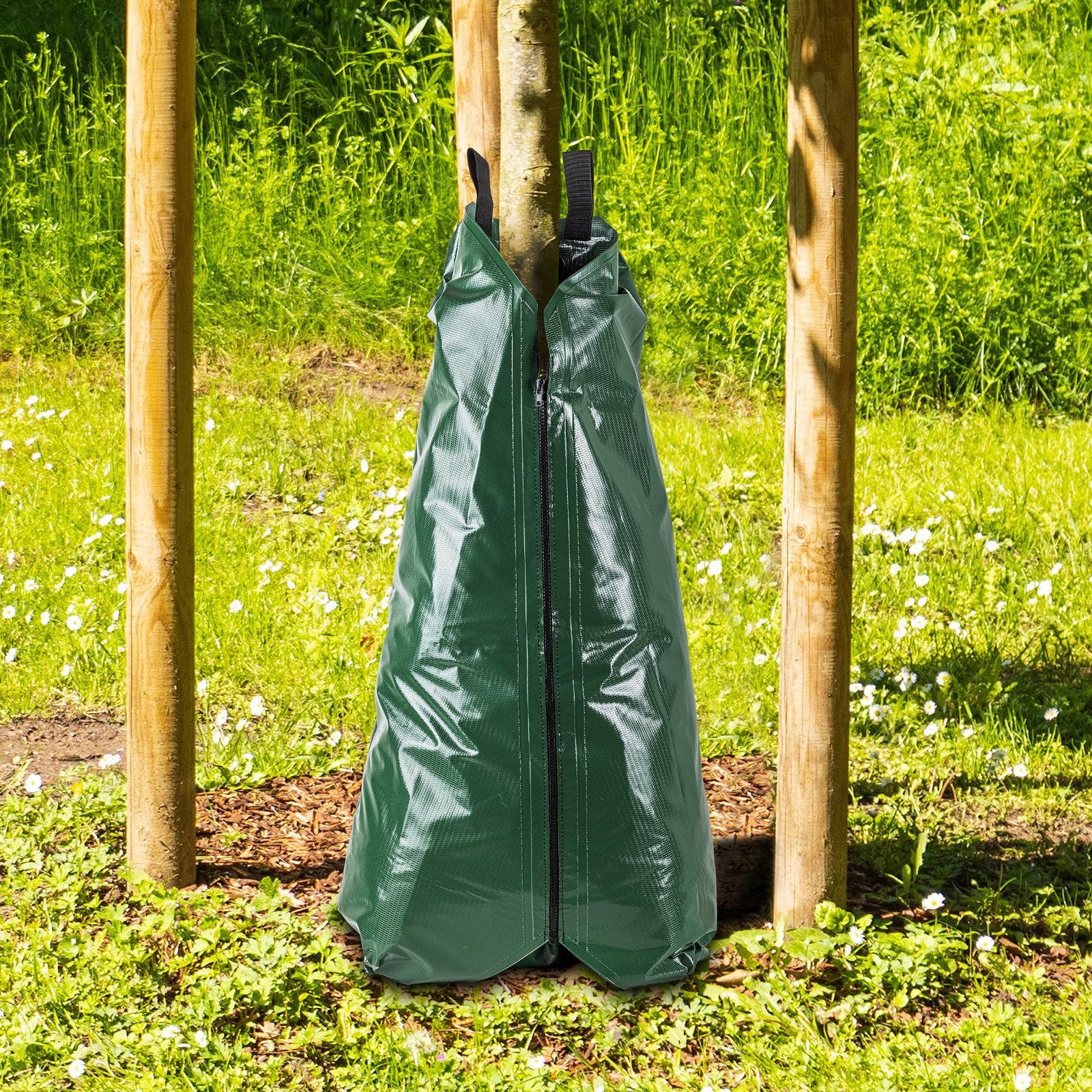 Haushalt International Im- und Export GmbH Bewässerungssystem Bewässerungsbeutel Bewässerungssack 75L Kunststoff, (Stück, 1-tlg., Packung), Reißverschluss, Wass – Bild 3 von 5