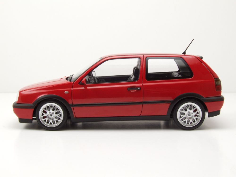 Norev Modellauto VW Golf 3 GTI 1996 rot, Maßstab 1:18