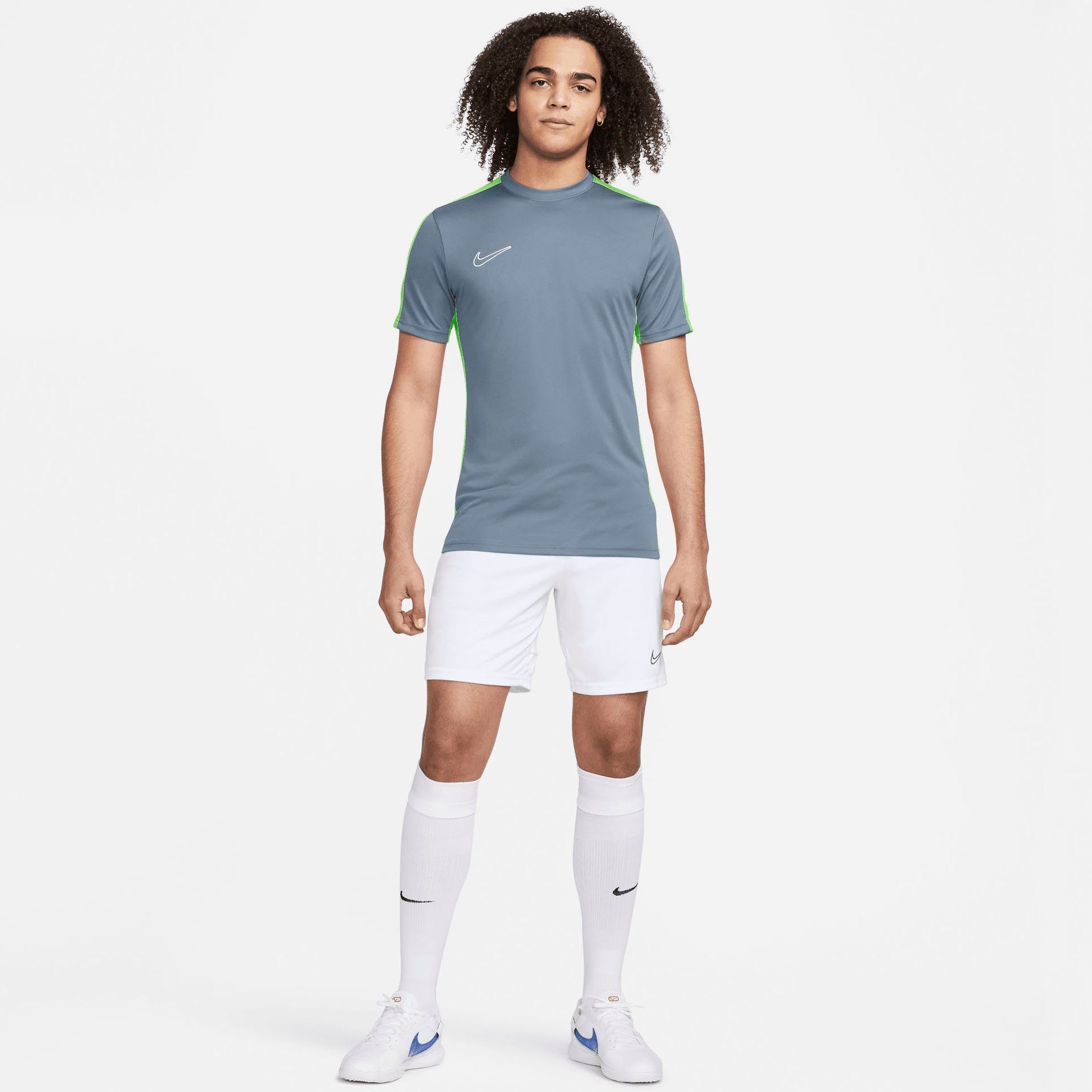 blau Dri-FIT Academy Nike Men's Top Funktionsshirt Short-Sleeve Soccer